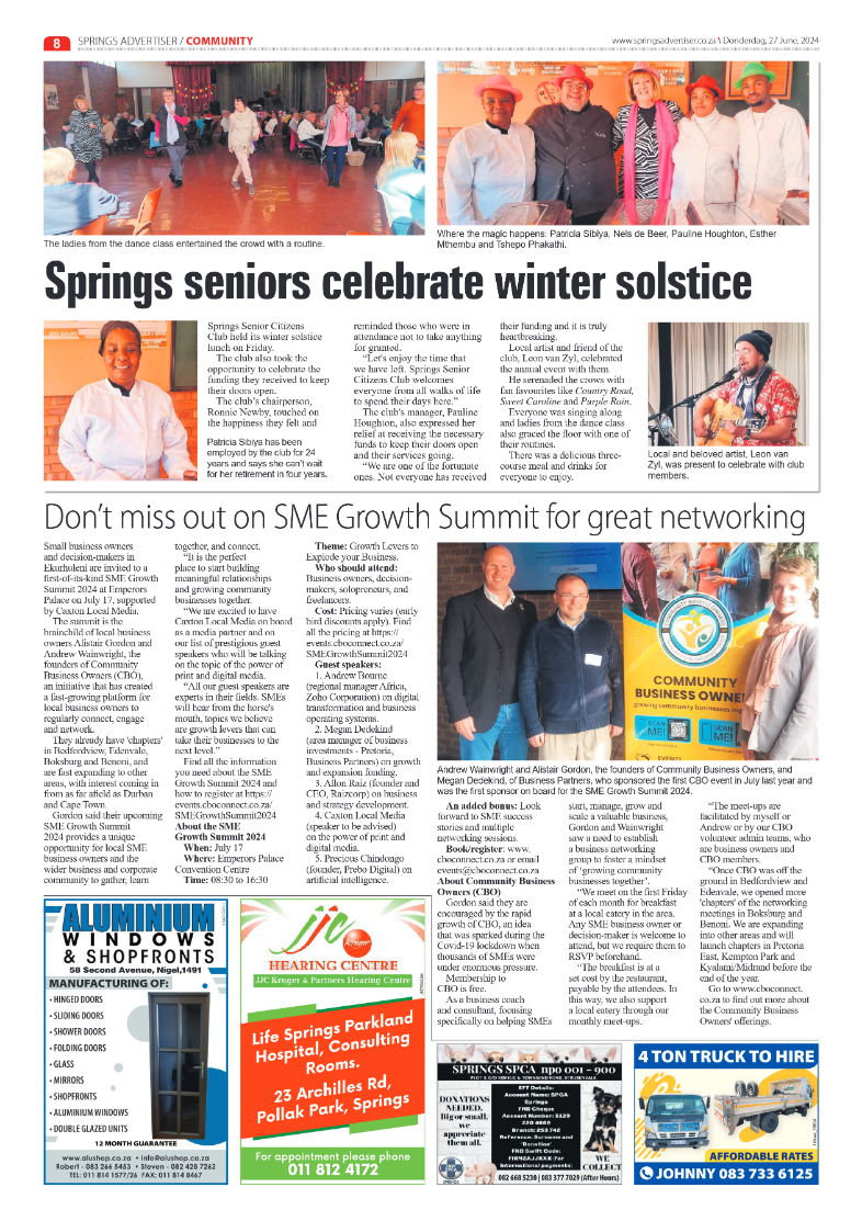 Springs Advertiser 27 June 2024 page 8