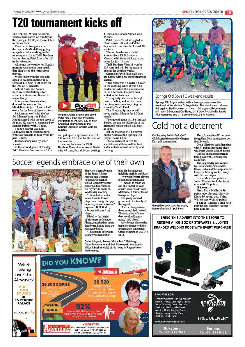 Springs Advertiser 27 May 2021 page 15