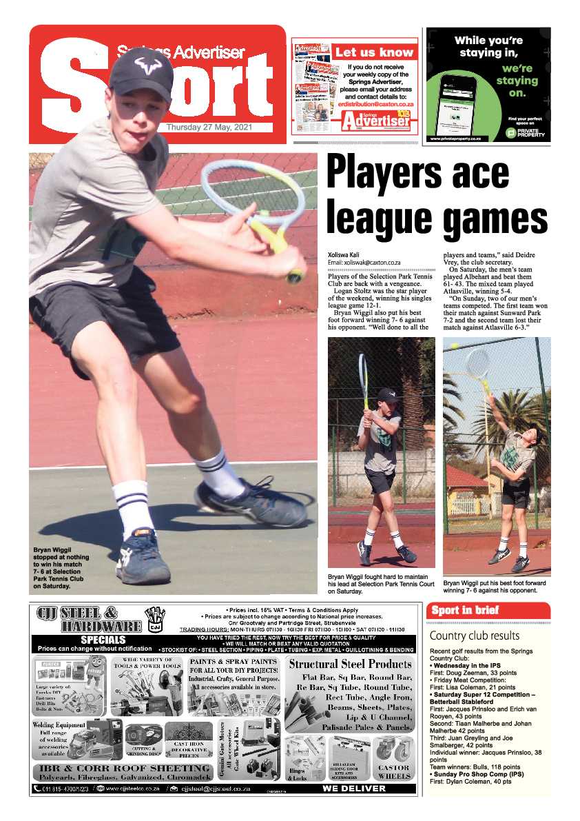 Springs Advertiser 27 May 2021 page 16