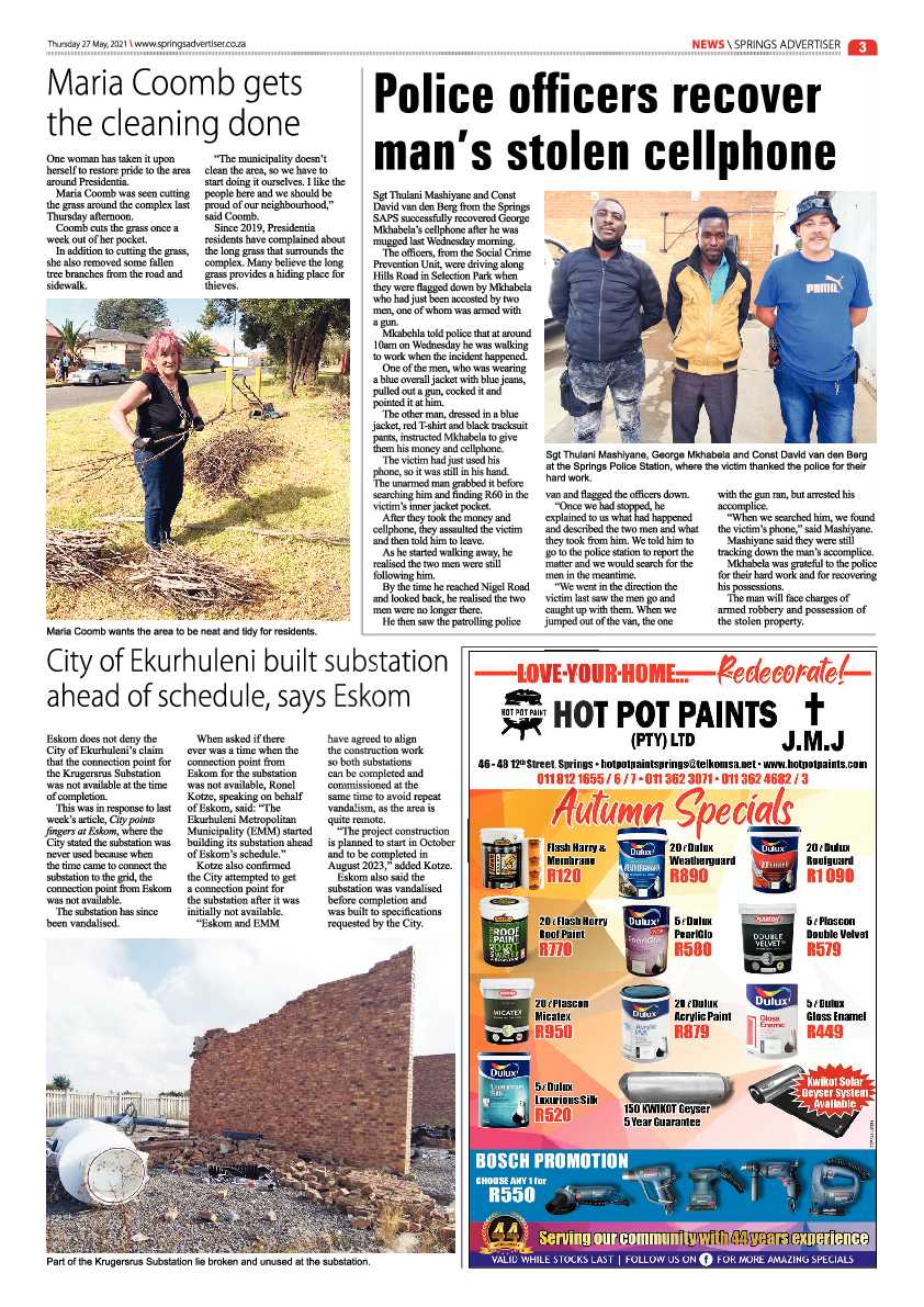 Springs Advertiser 27 May 2021 page 3