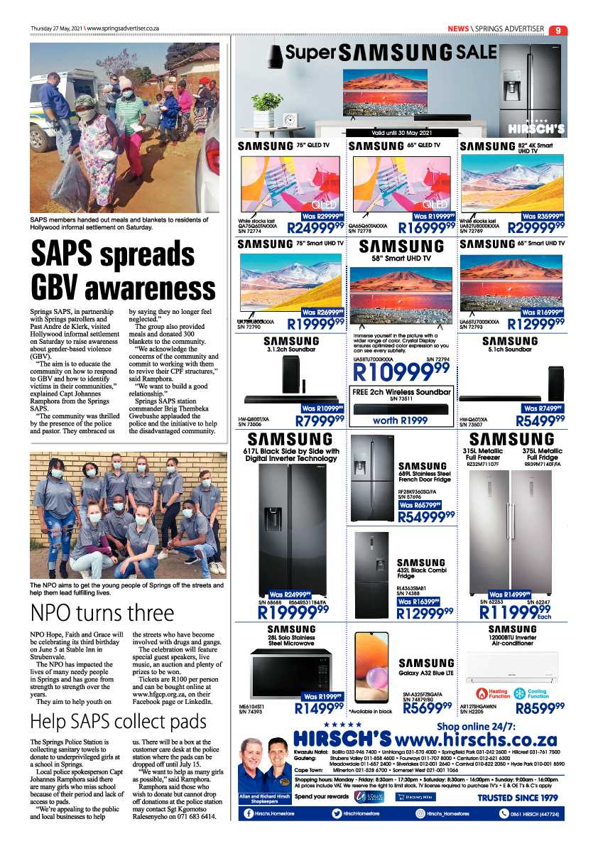 Springs Advertiser 27 May 2021 page 9