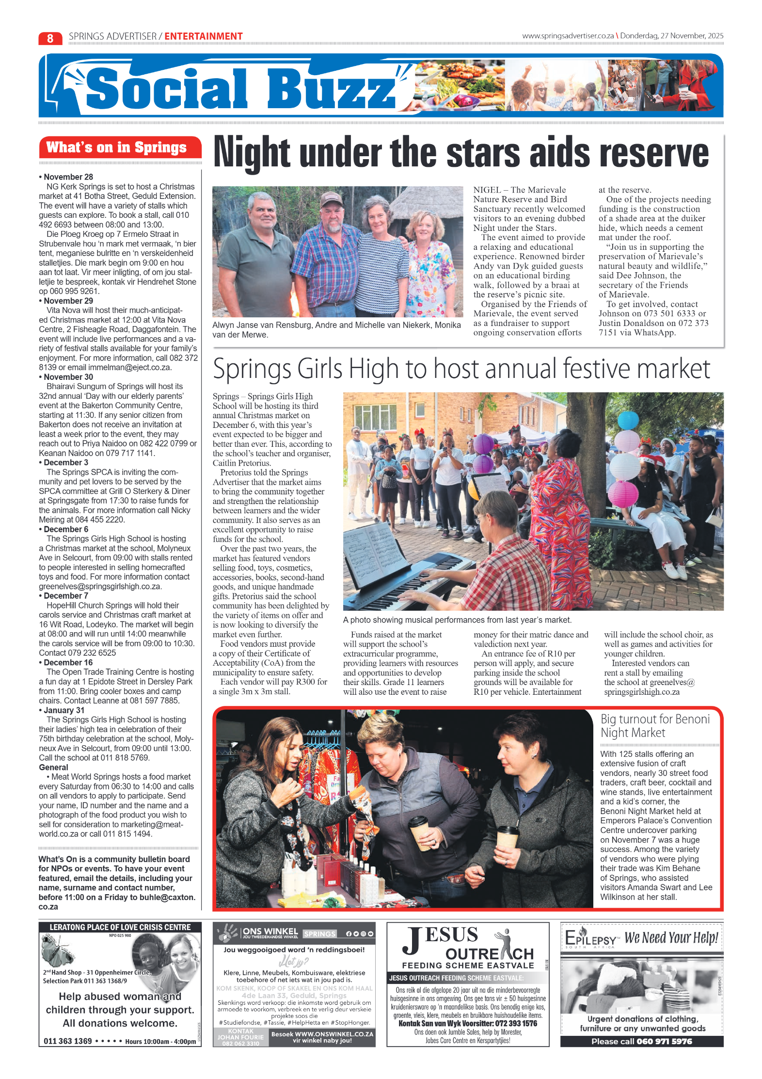 Springs Advertiser 27 November 2025 page 10