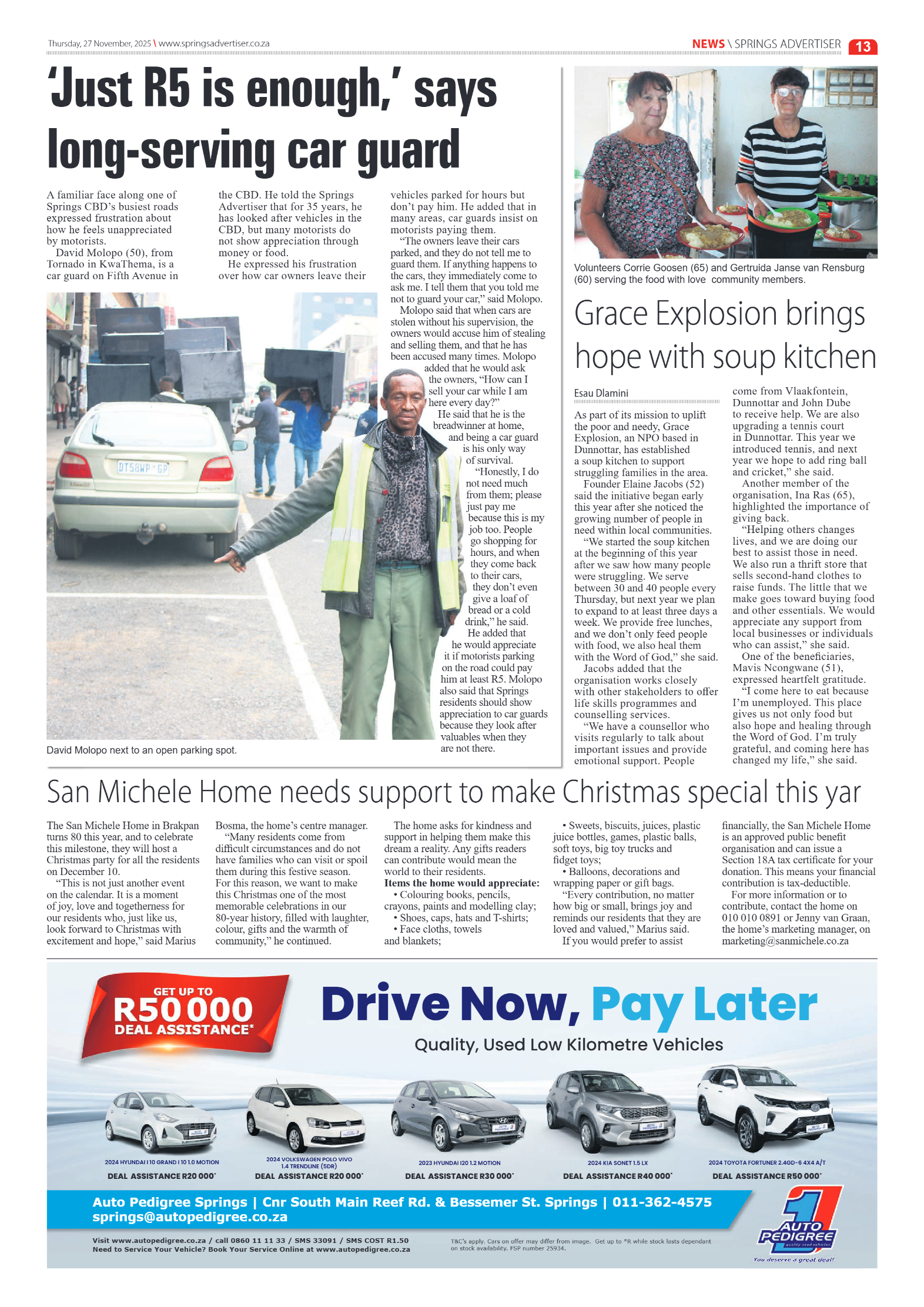 Springs Advertiser 27 November 2025 page 15
