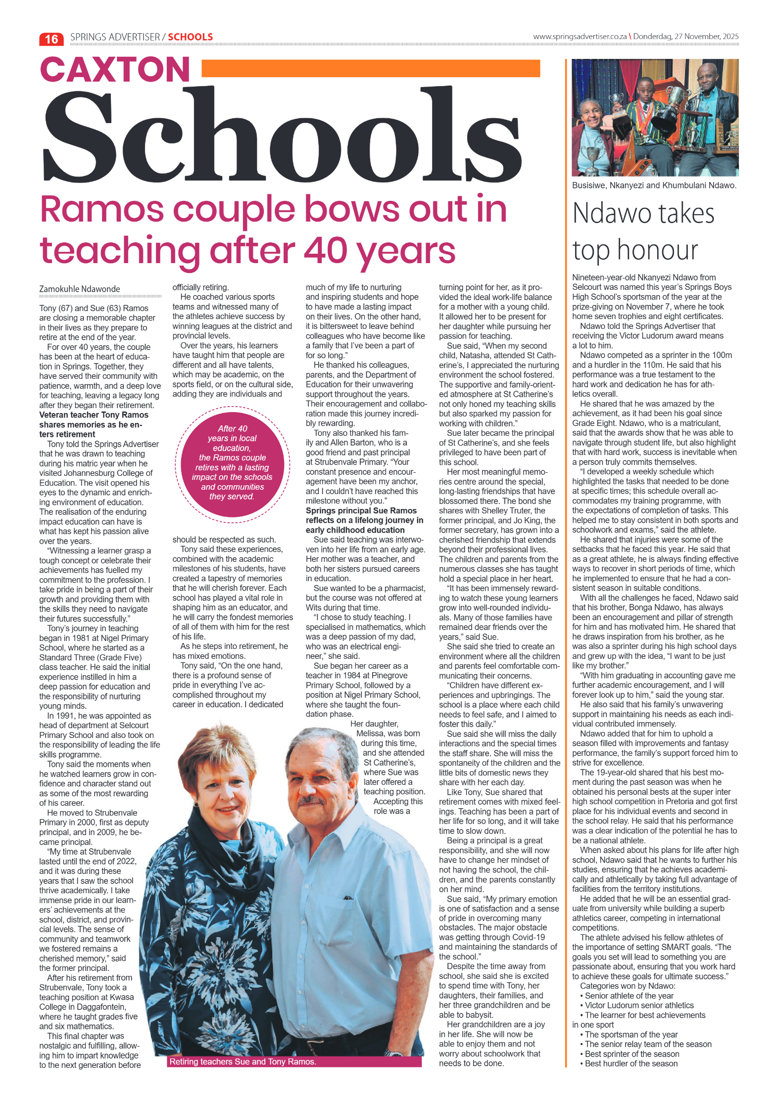 Springs Advertiser 27 November 2025 page 18