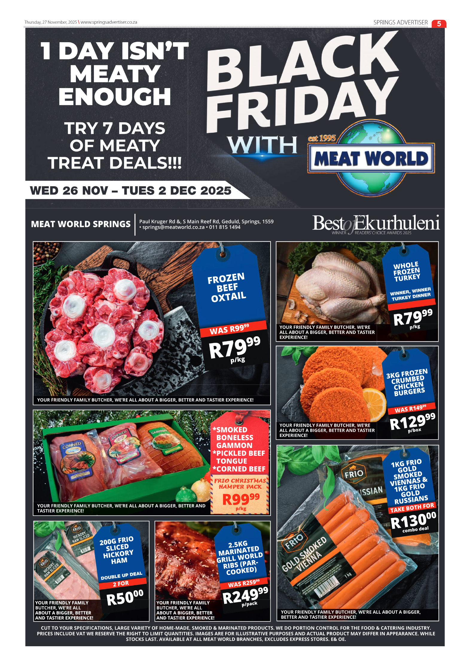 Springs Advertiser 27 November 2025 page 7