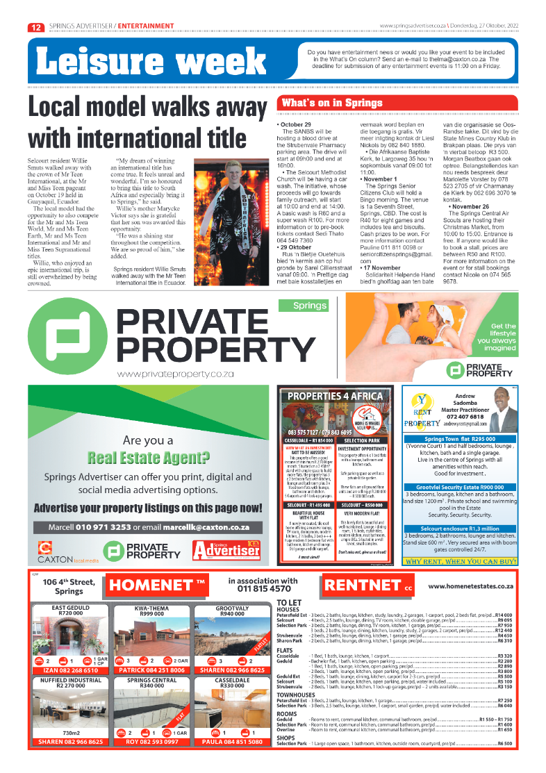 Springs Advertiser 27 October 2022 page 14