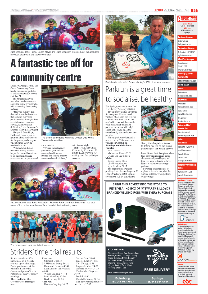 Springs Advertiser 27 October 2022 page 17