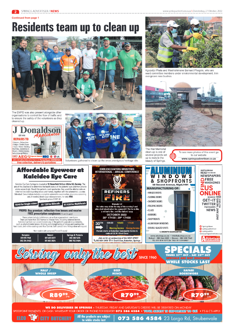 Springs Advertiser 27 October 2022 page 4
