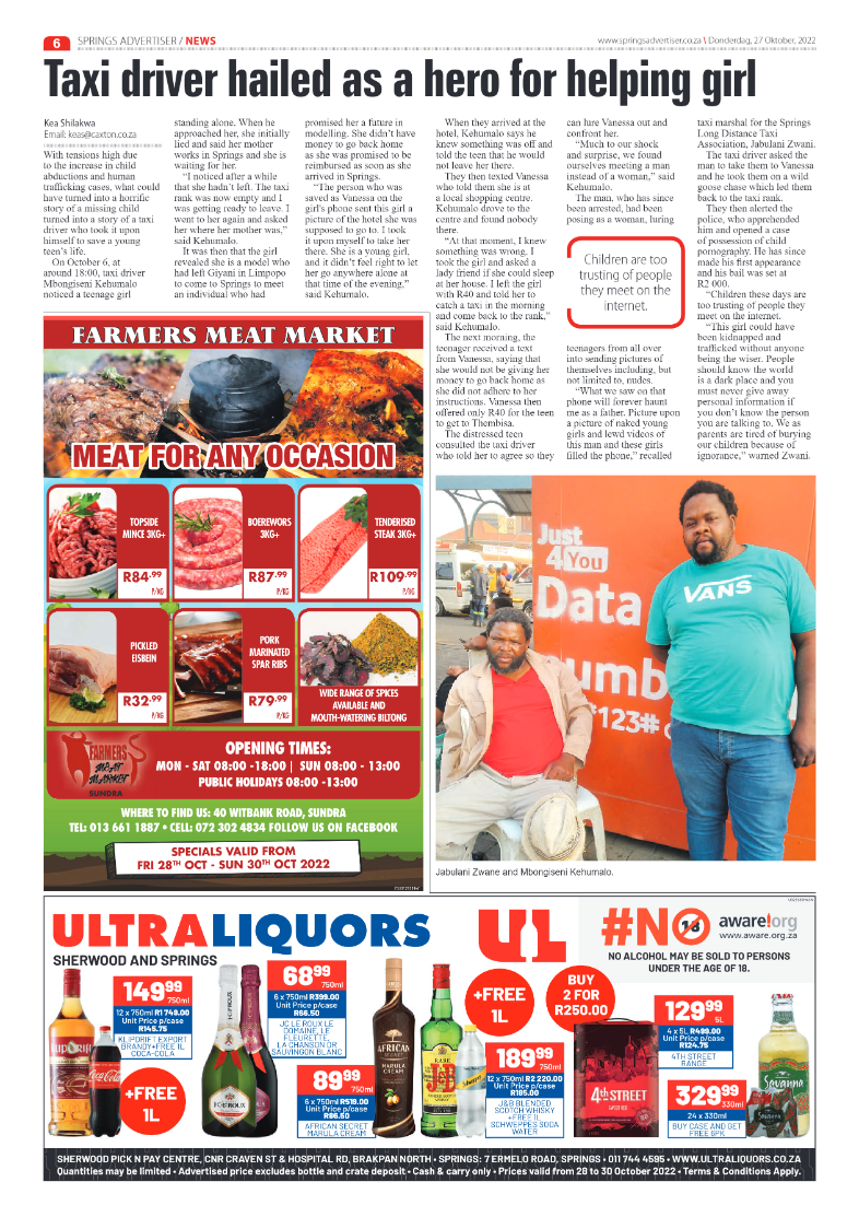 Springs Advertiser 27 October 2022 page 8