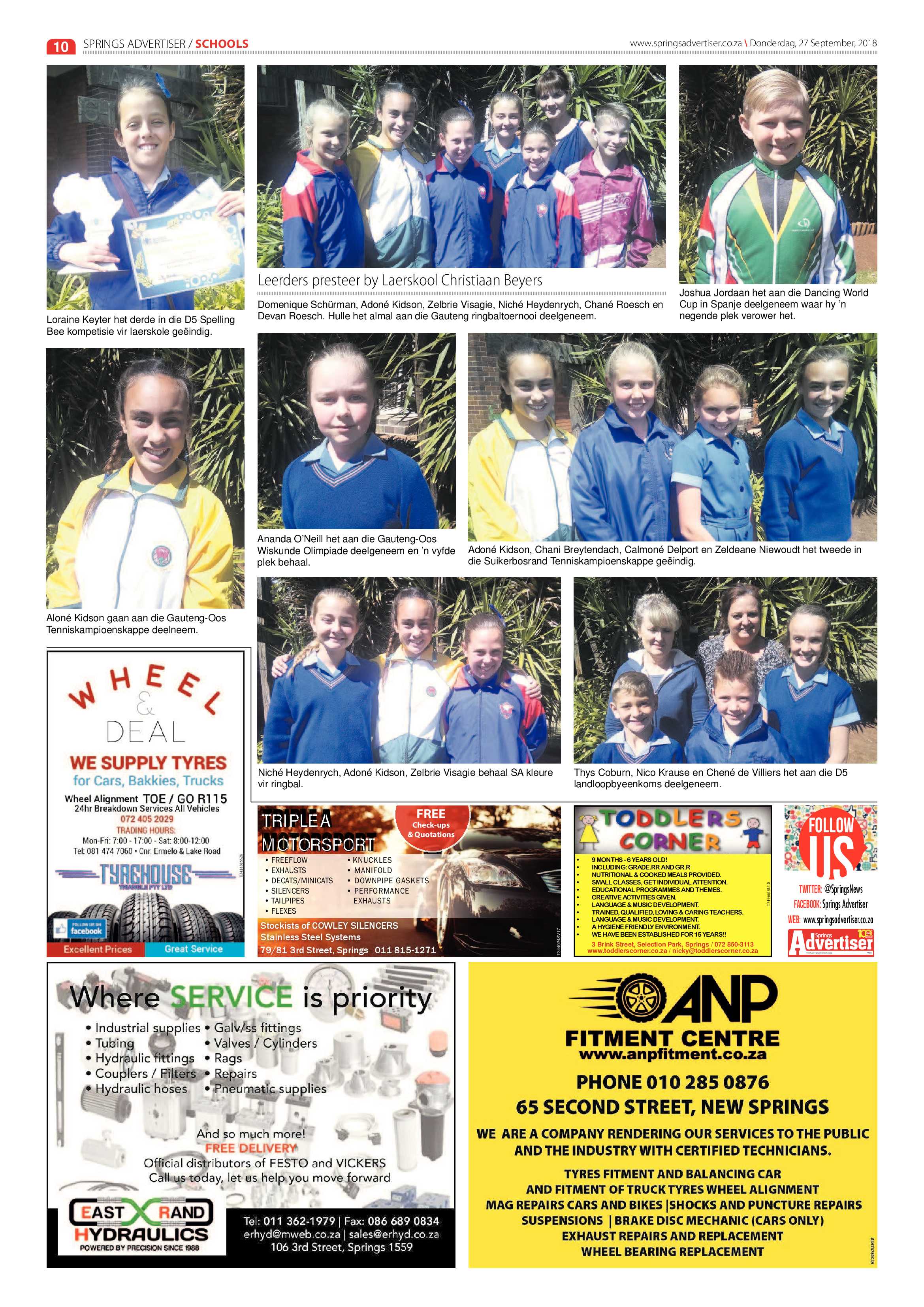 Springs Advertiser 27 September 2018 page 10