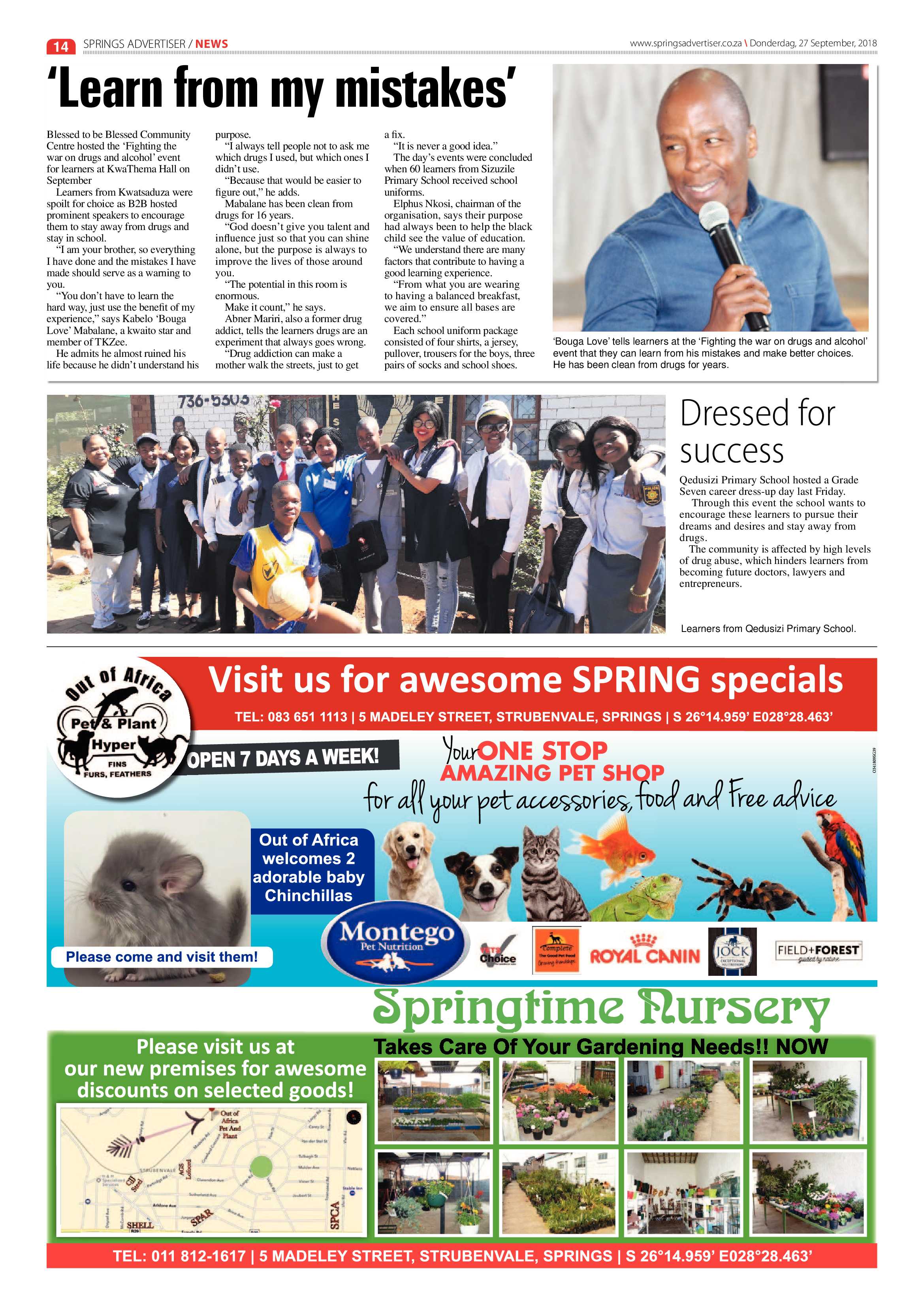 Springs Advertiser 27 September 2018 page 14