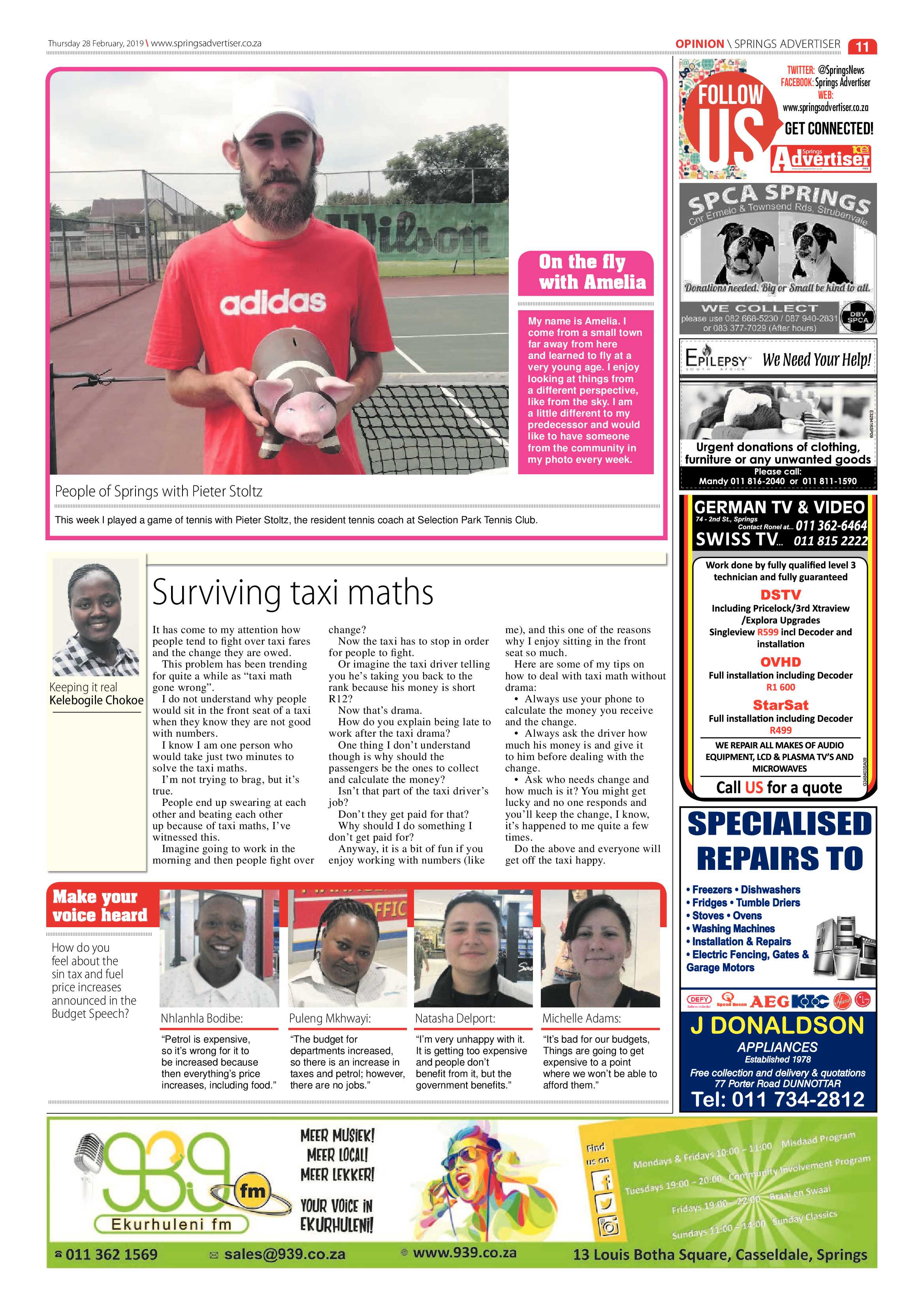 Springs Advertiser 28 February 2019 page 11