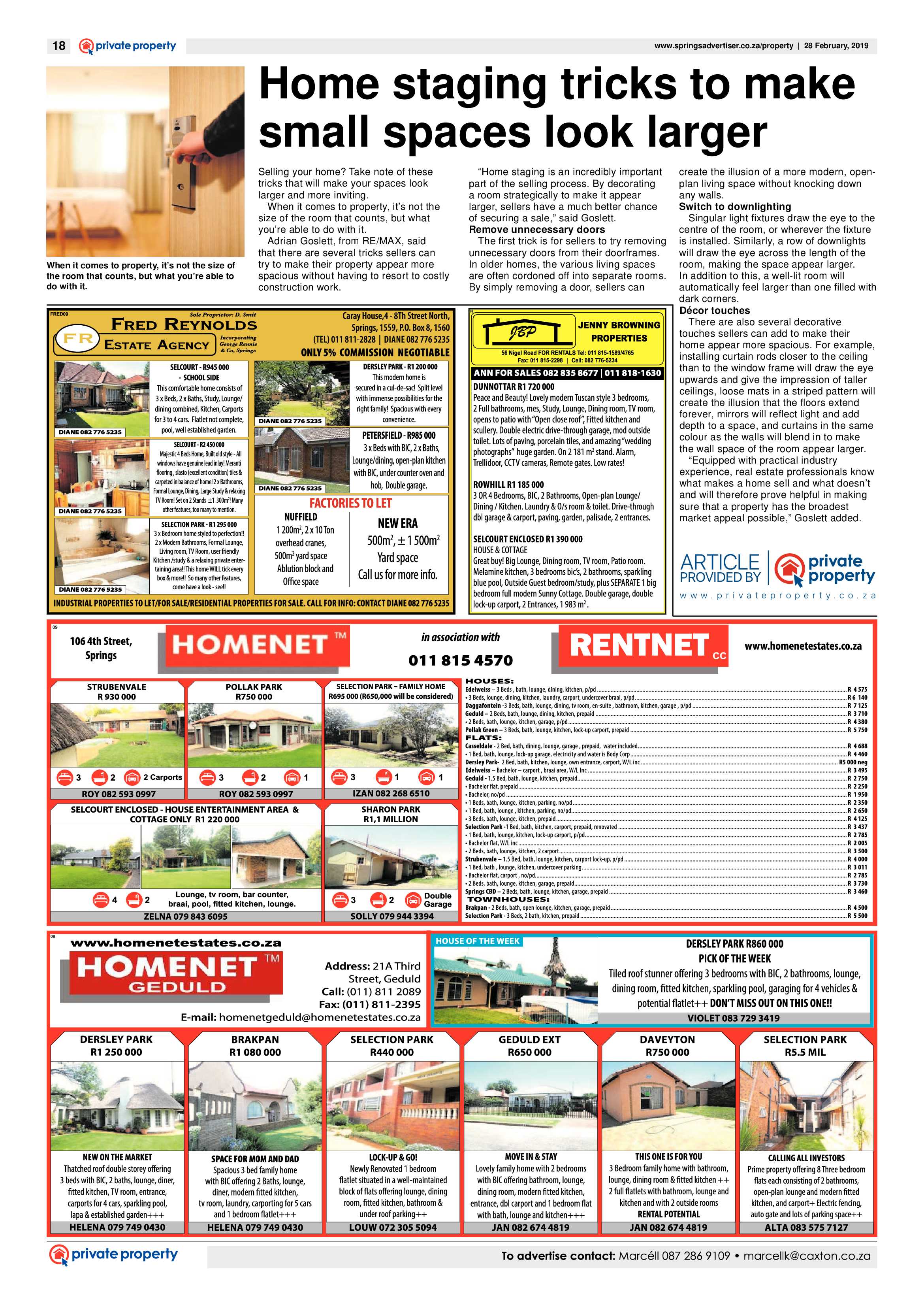 Springs Advertiser 28 February 2019 page 18