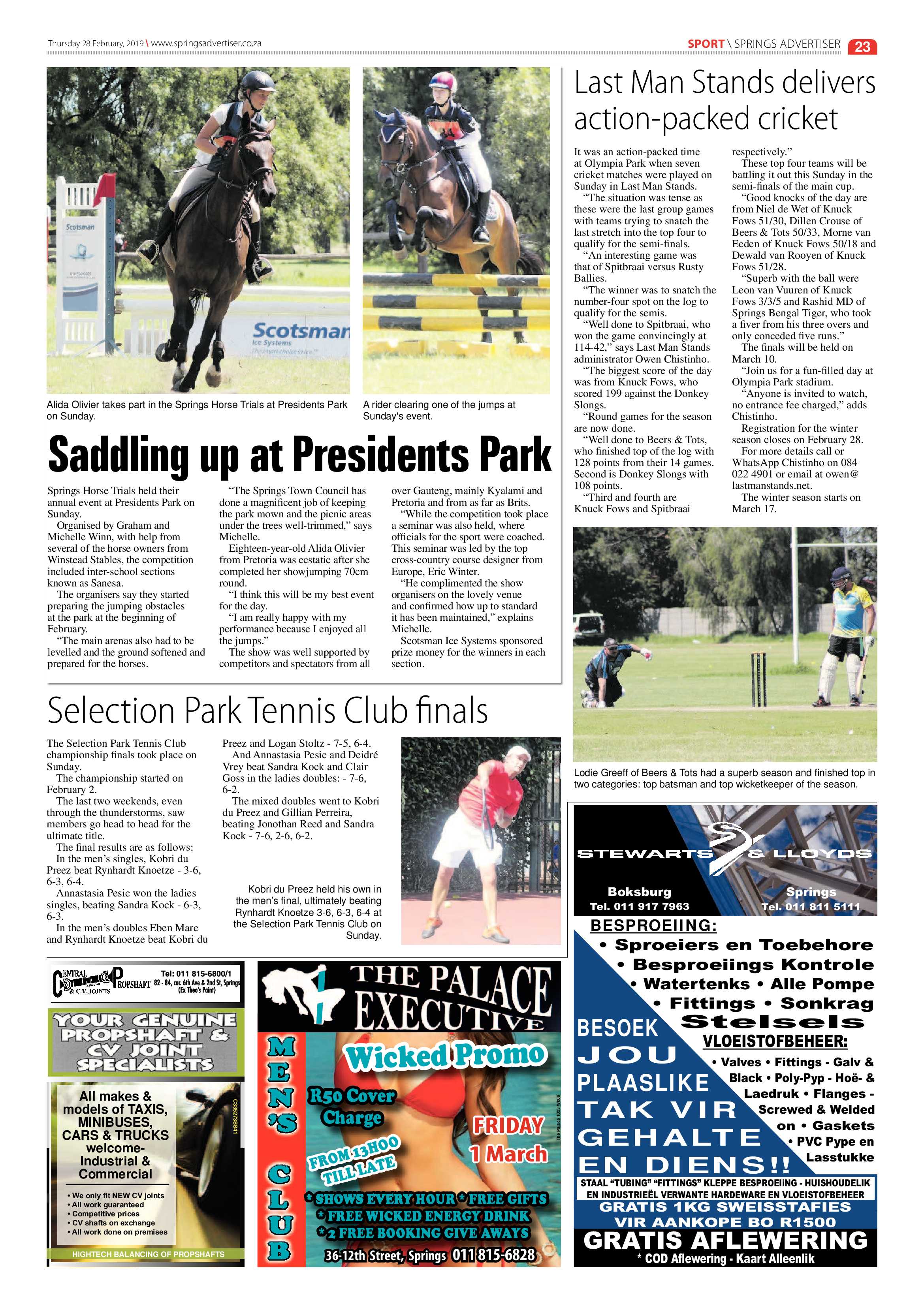Springs Advertiser 28 February 2019 page 23