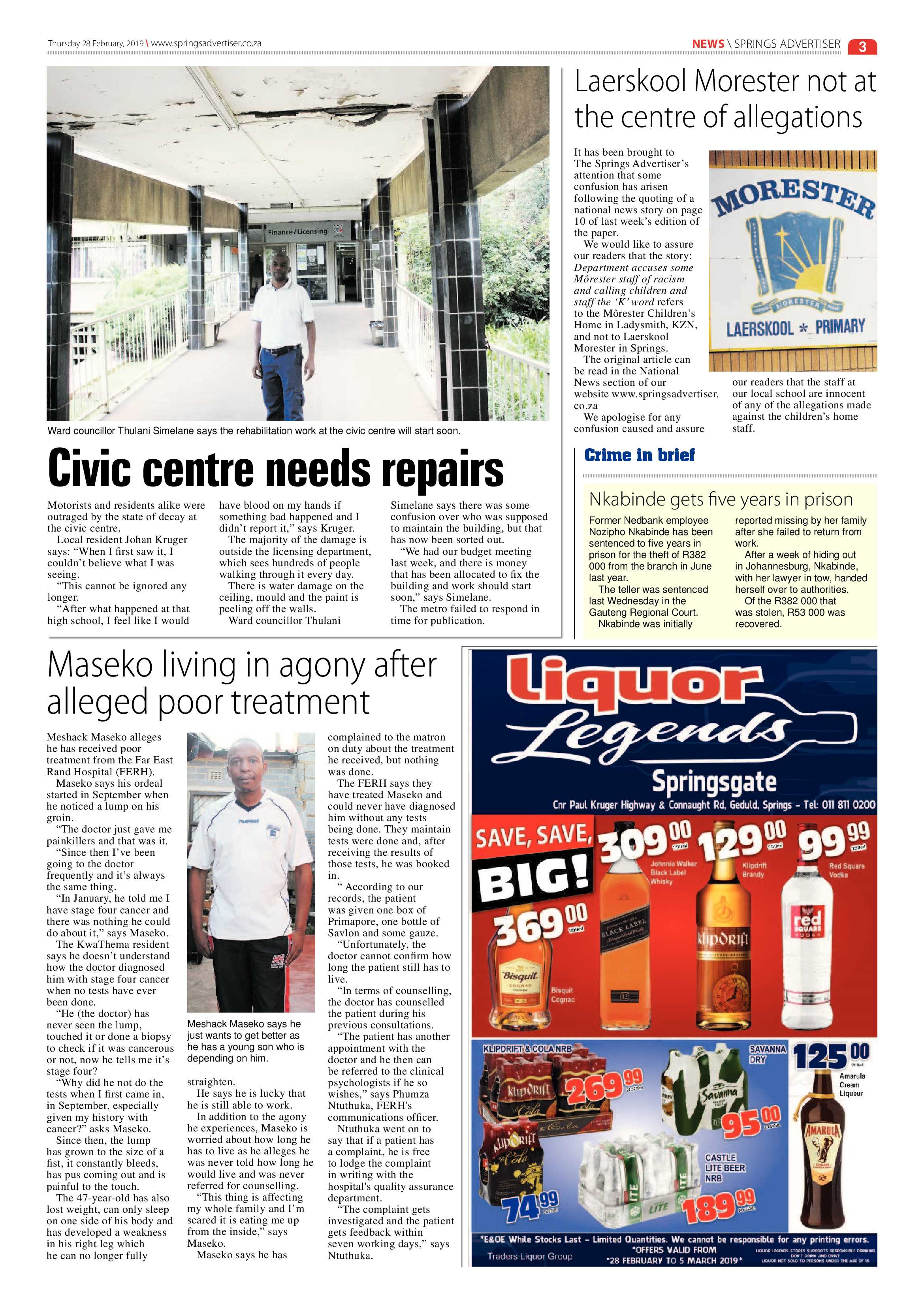 Springs Advertiser 28 February 2019 page 3