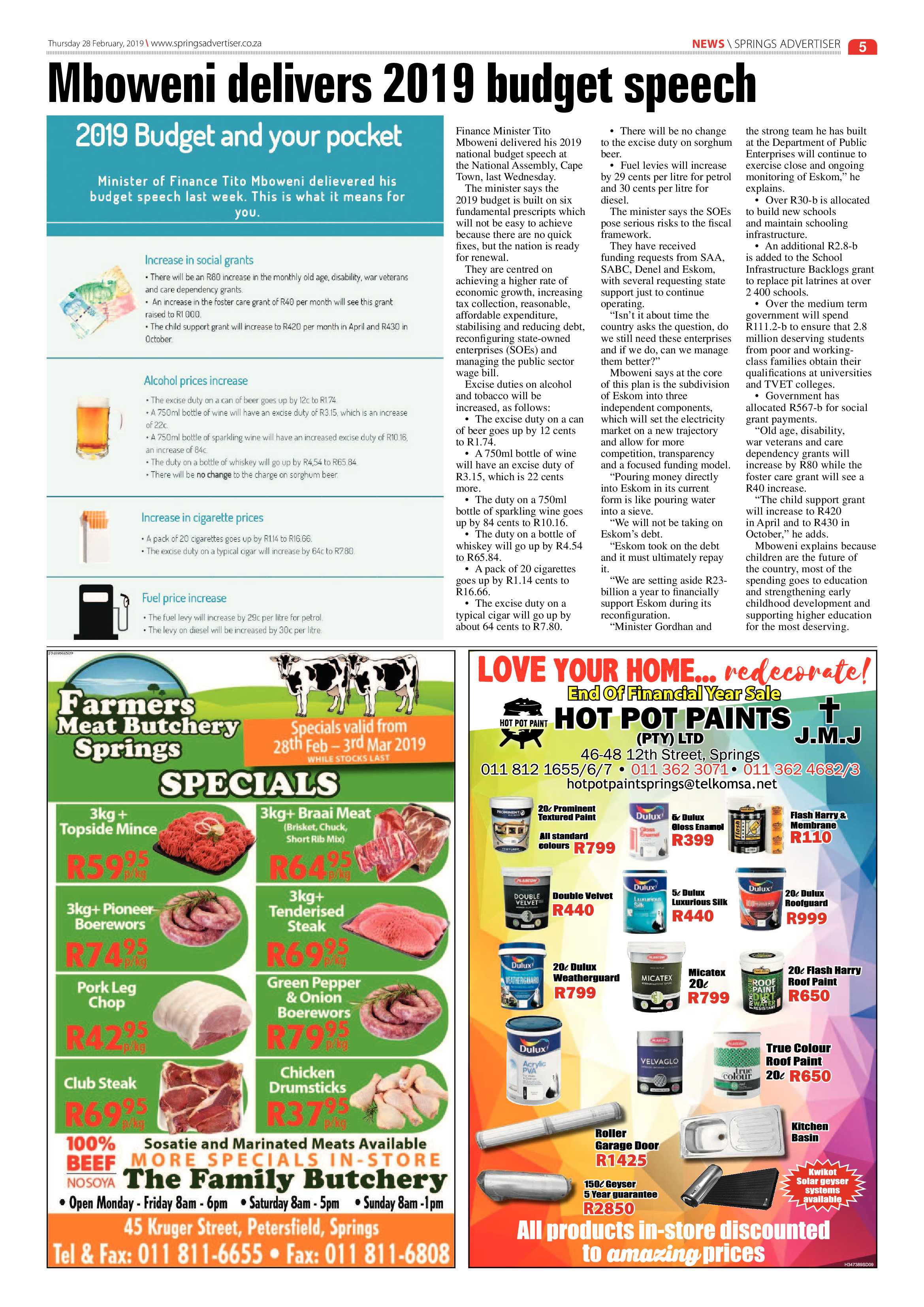 Springs Advertiser 28 February 2019 page 5