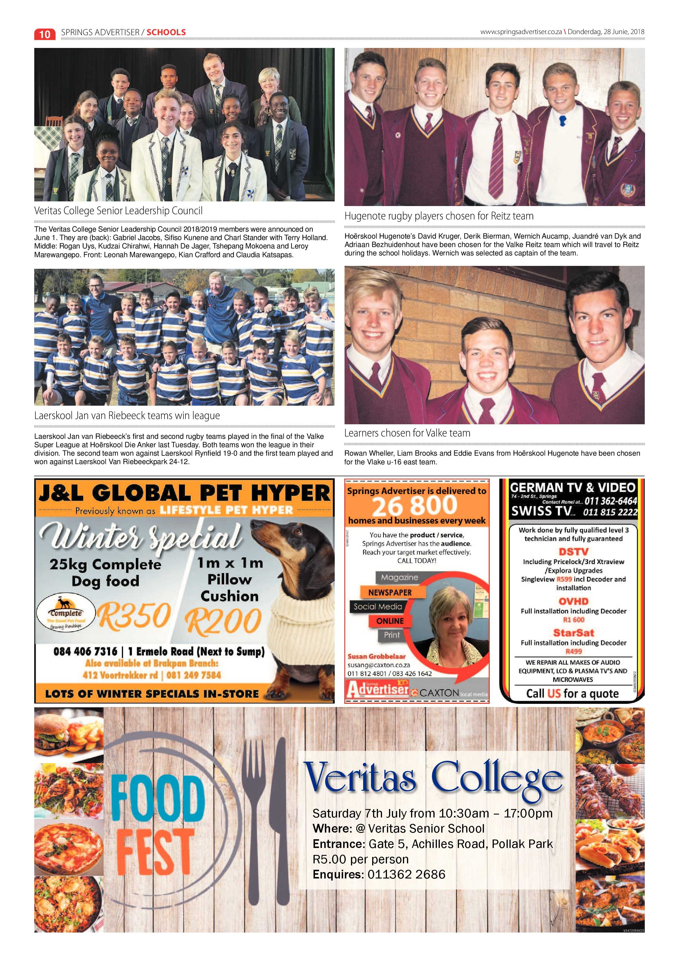 Springs Advertiser 28 June 2018 page 10