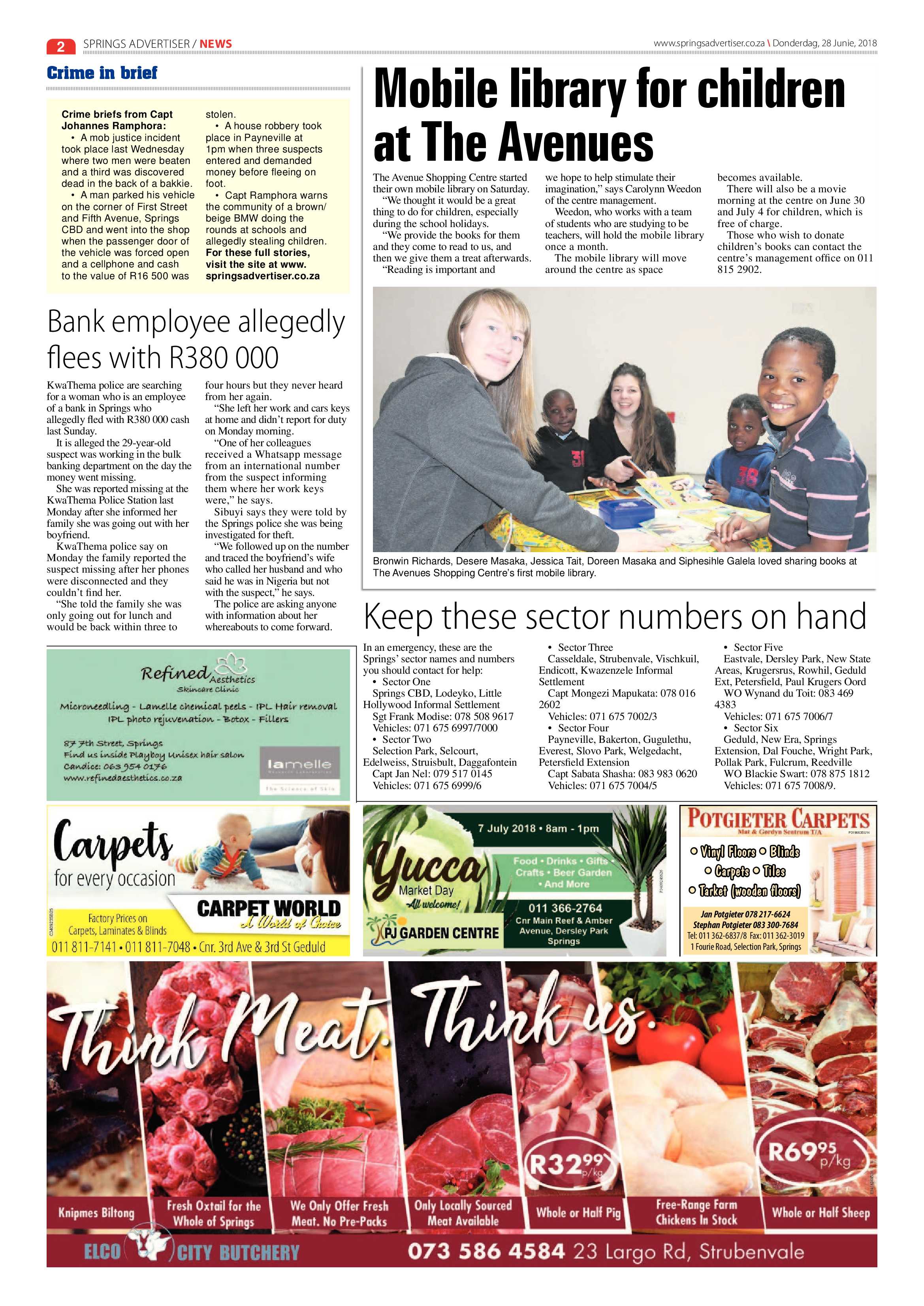Springs Advertiser 28 June 2018 page 2