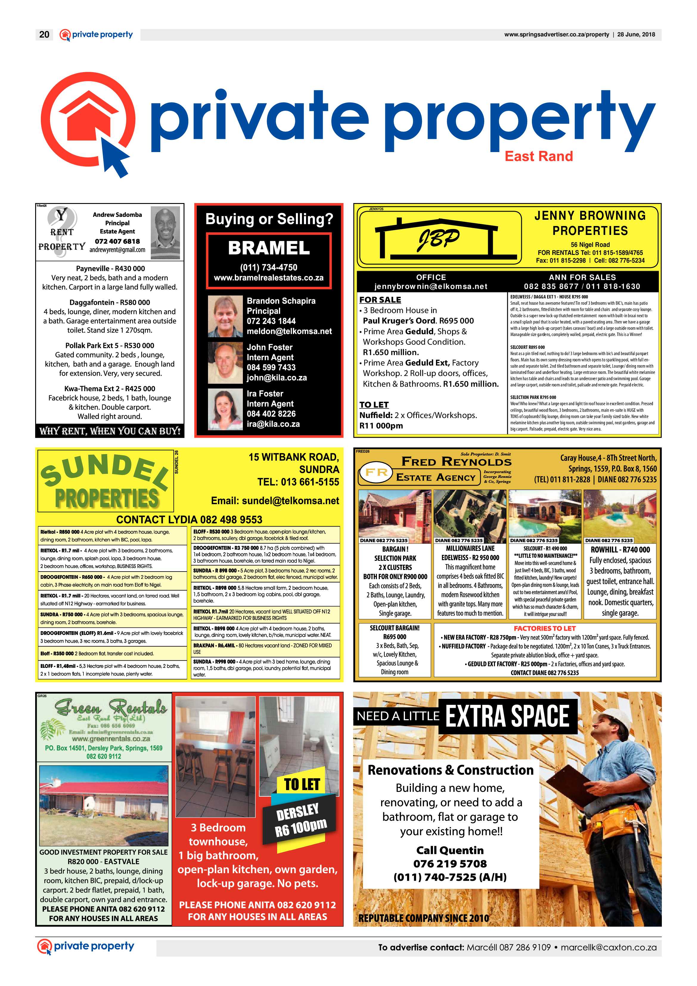 Springs Advertiser 28 June 2018 page 20