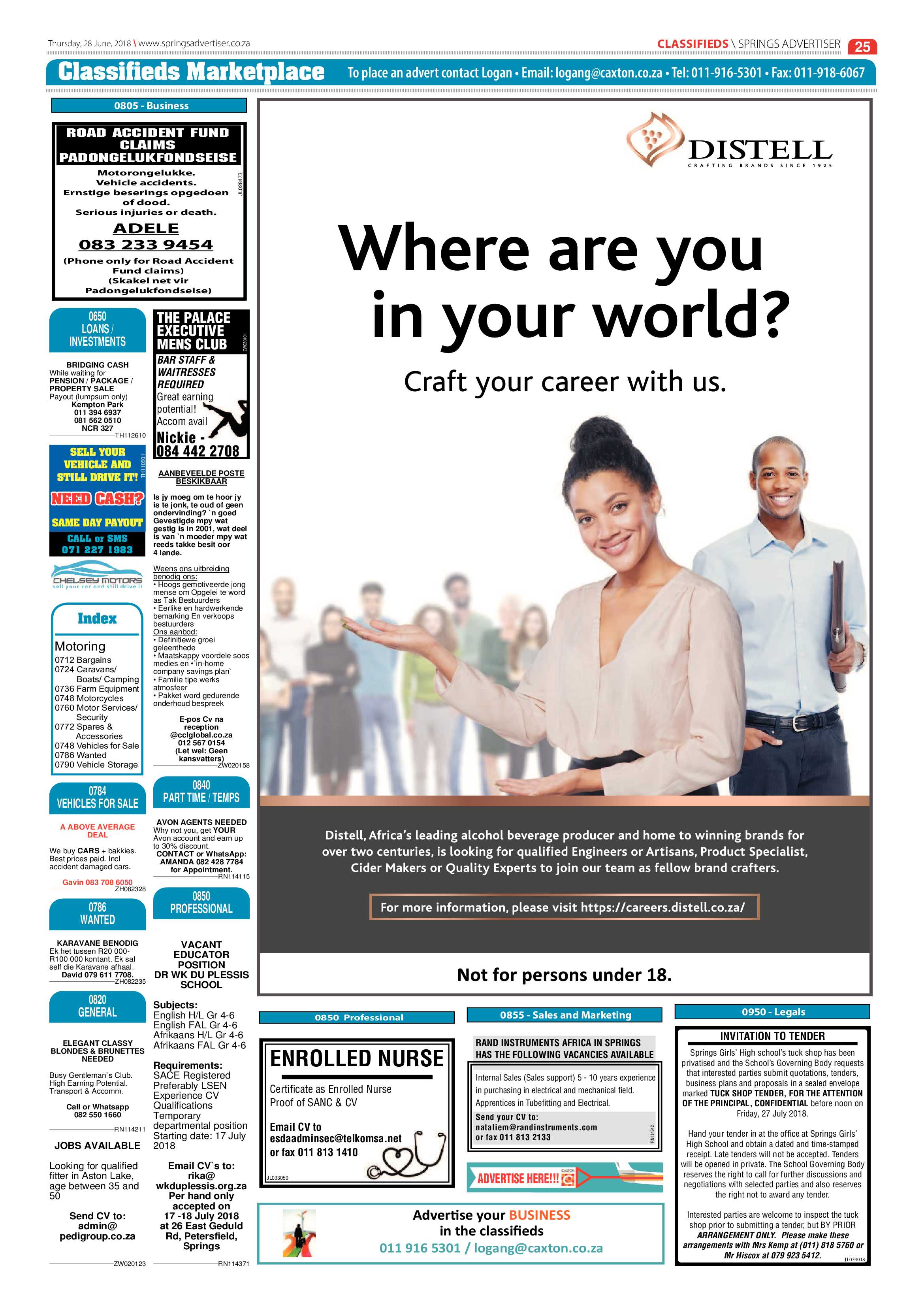 Springs Advertiser 28 June 2018 page 25