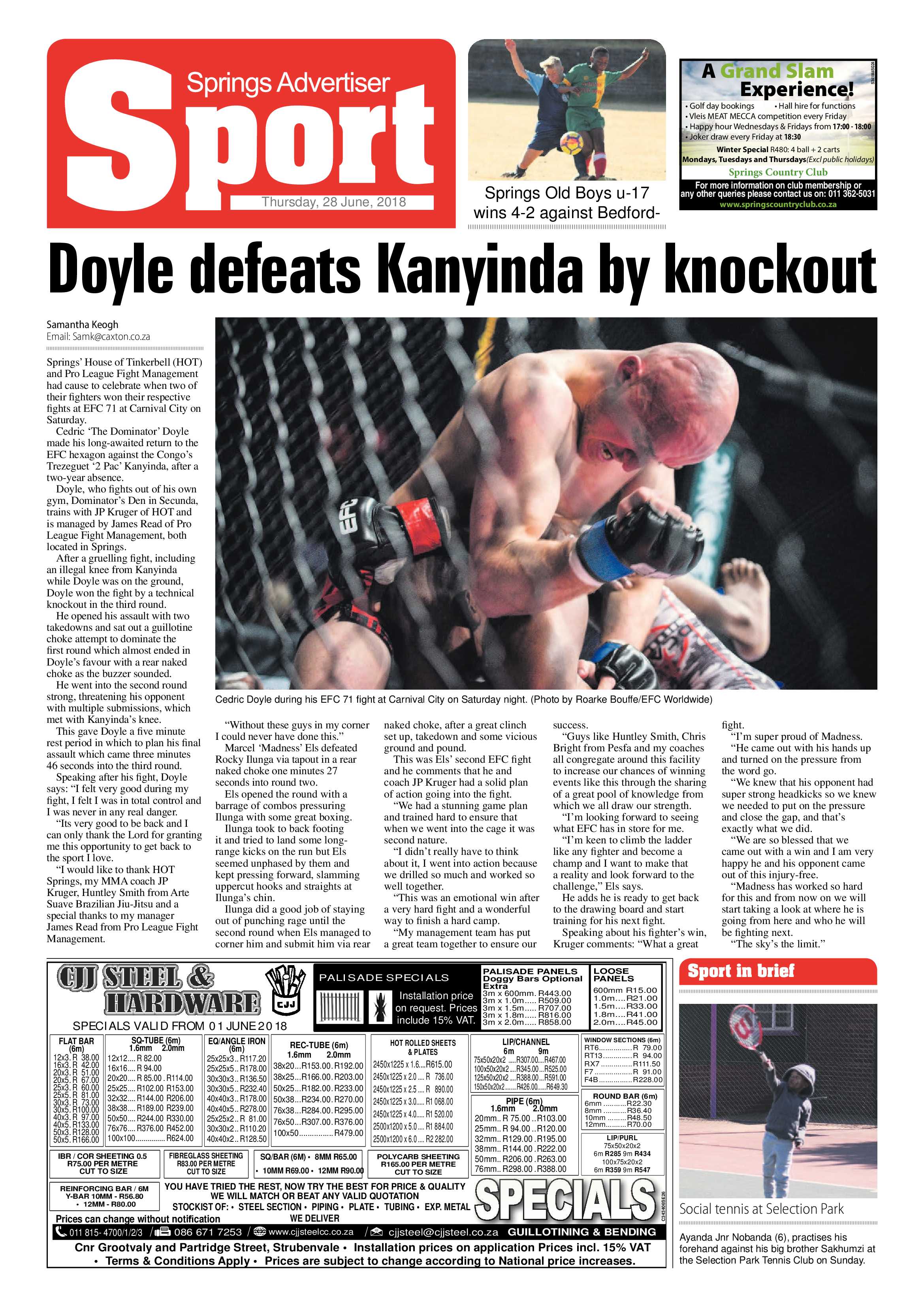 Springs Advertiser 28 June 2018 page 28