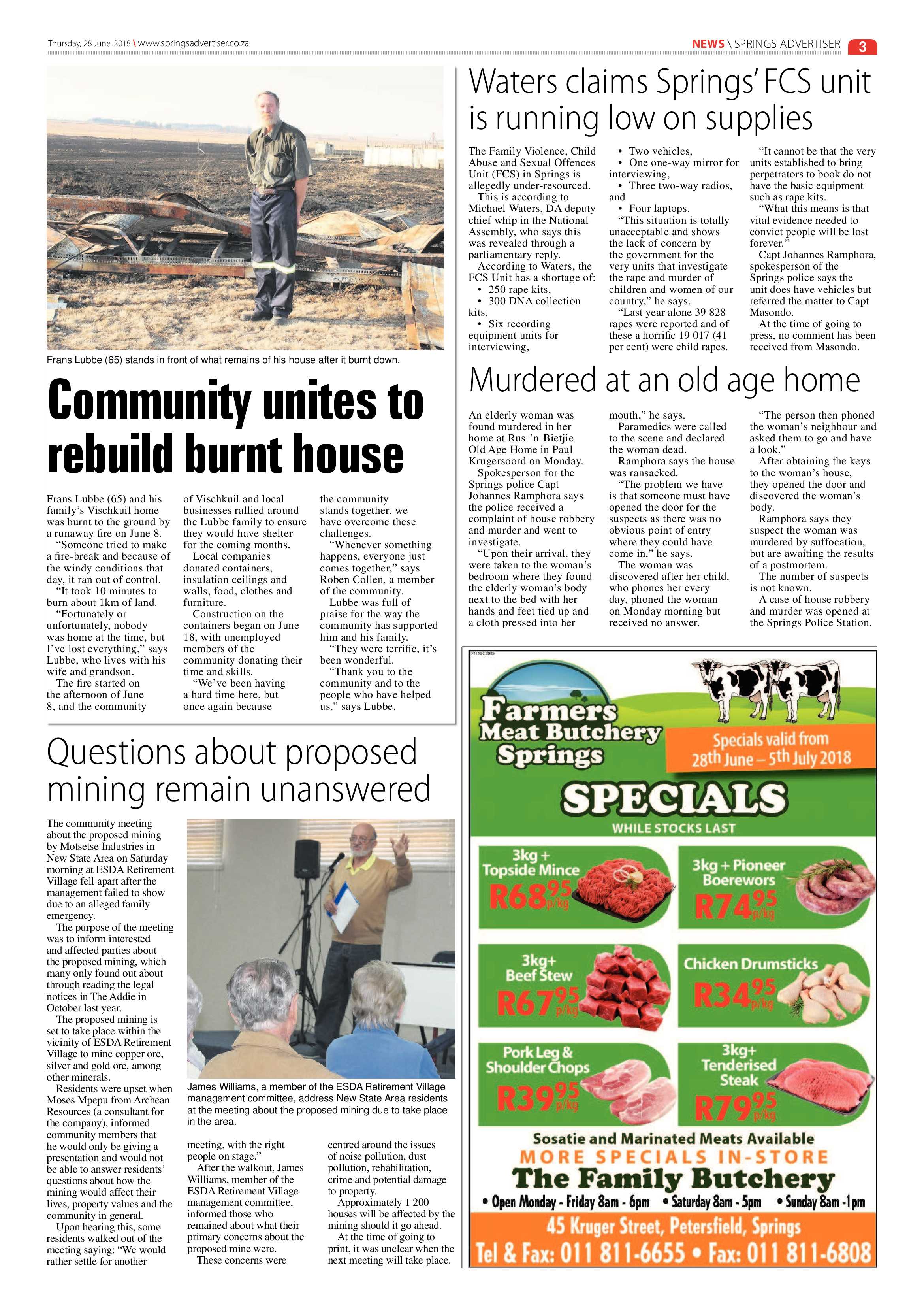 Springs Advertiser 28 June 2018 page 3