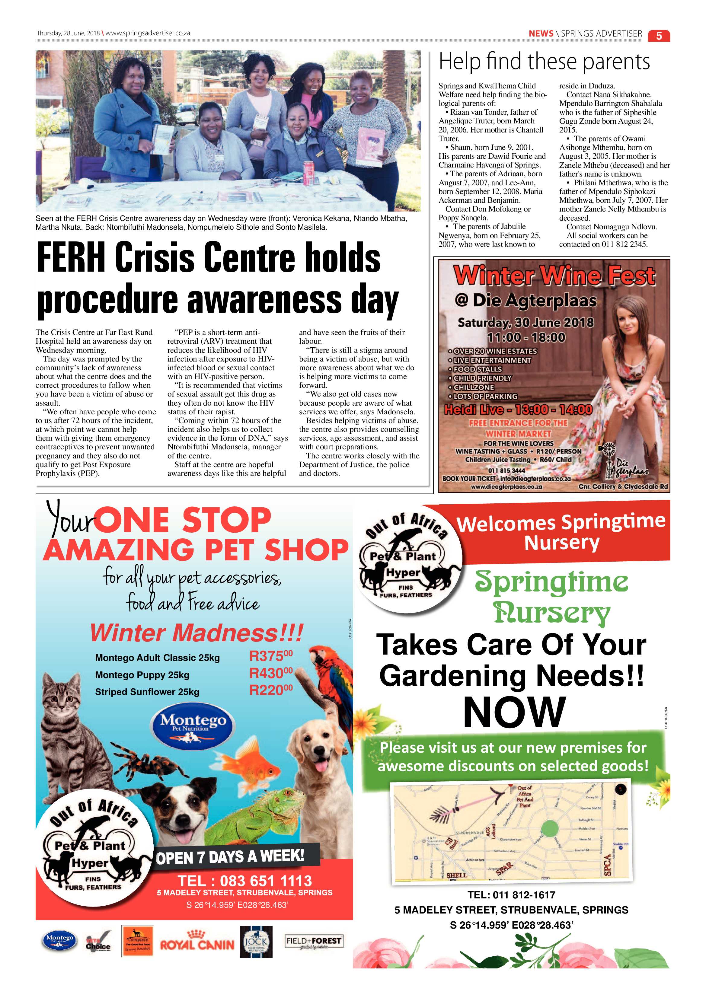 Springs Advertiser 28 June 2018 page 5
