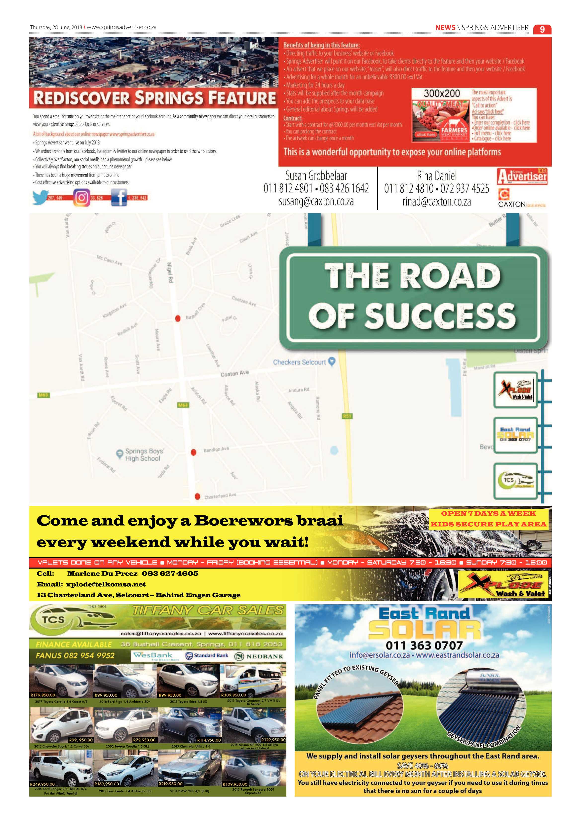 Springs Advertiser 28 June 2018 page 9