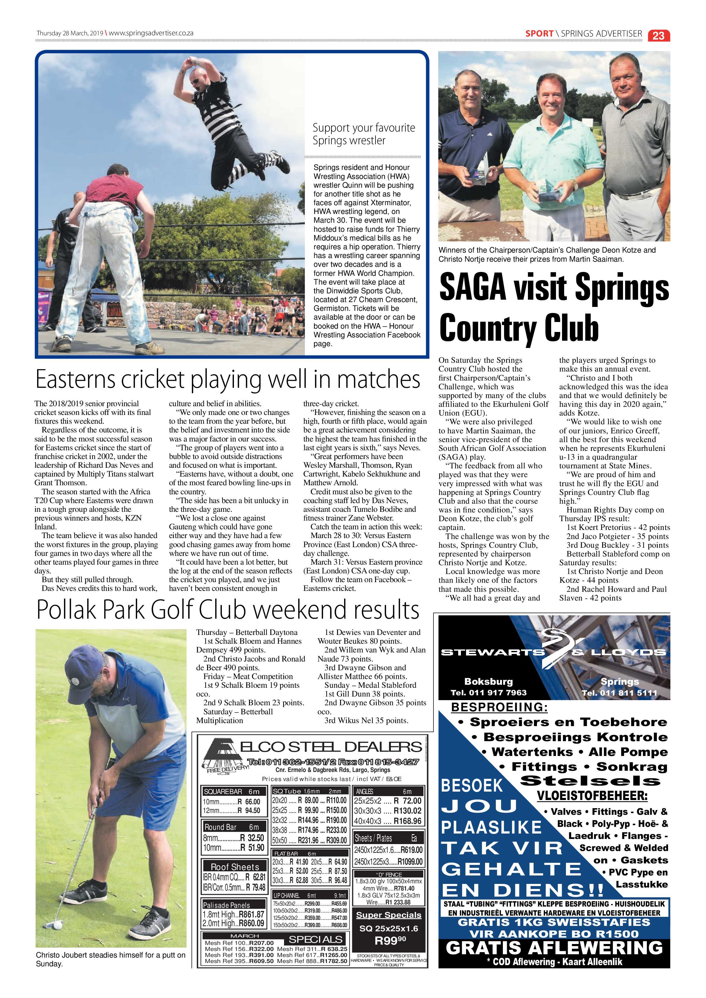 Springs Advertiser 28 March 2019 page 23