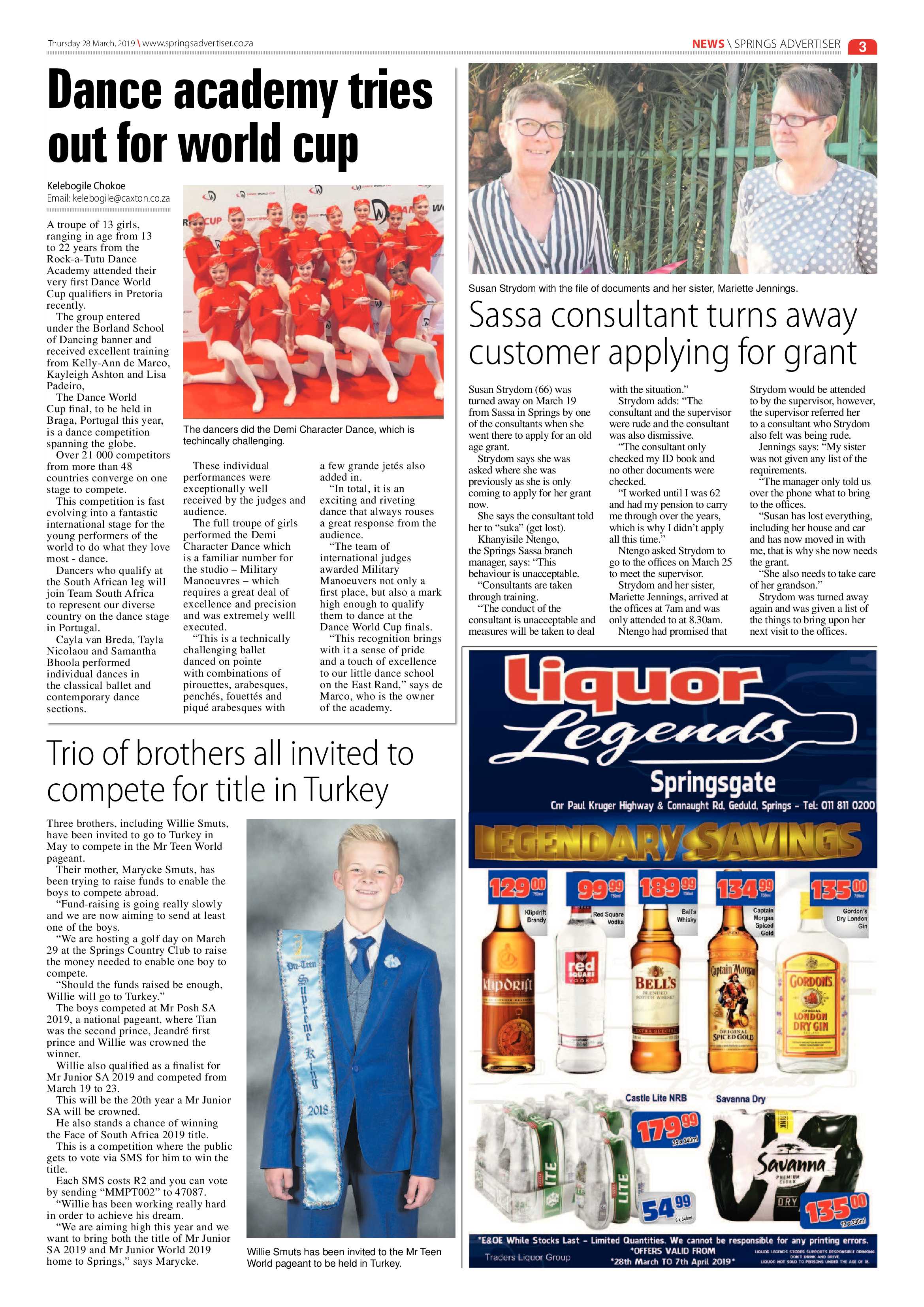 Springs Advertiser 28 March 2019 page 3