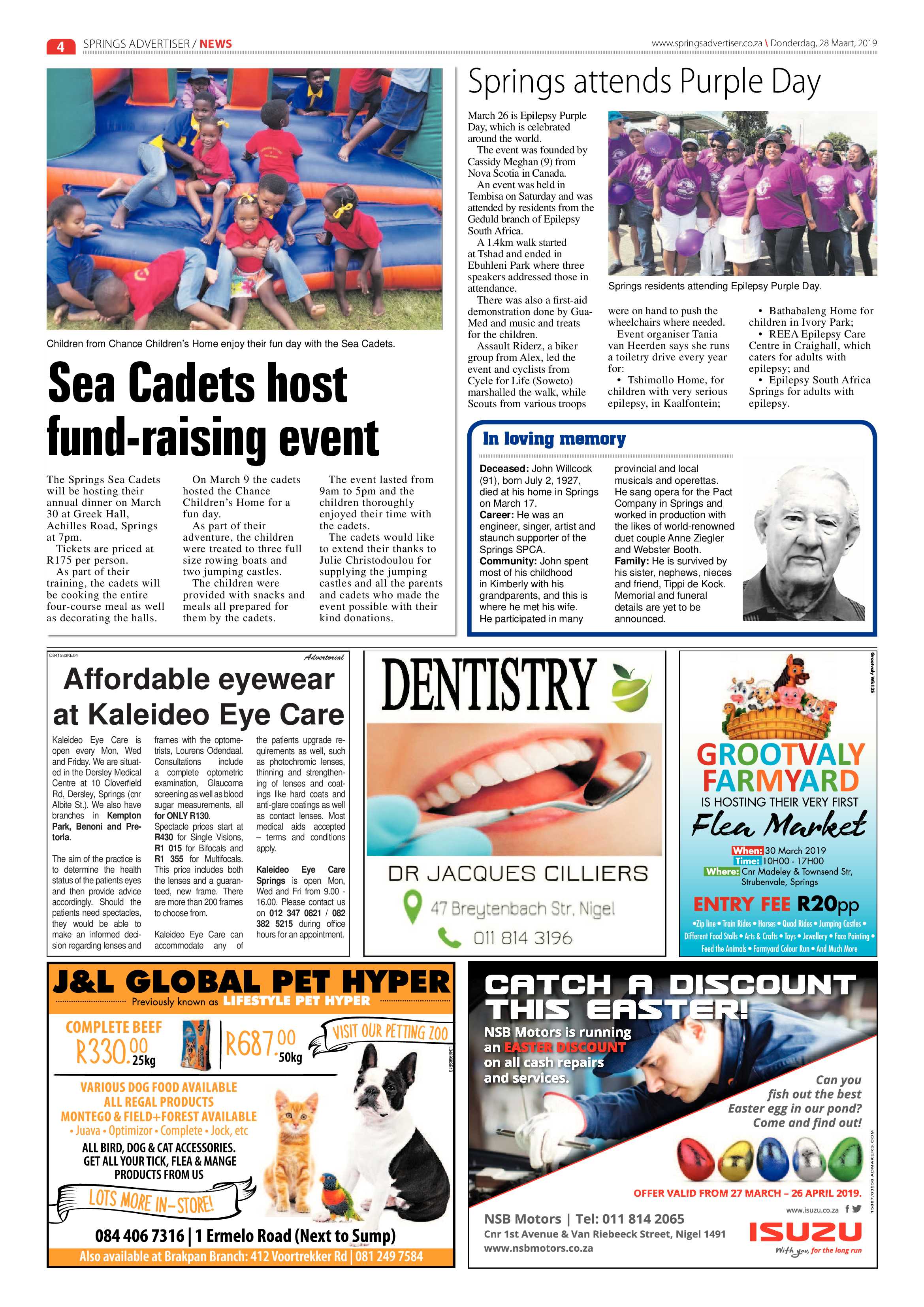 Springs Advertiser 28 March 2019 page 4