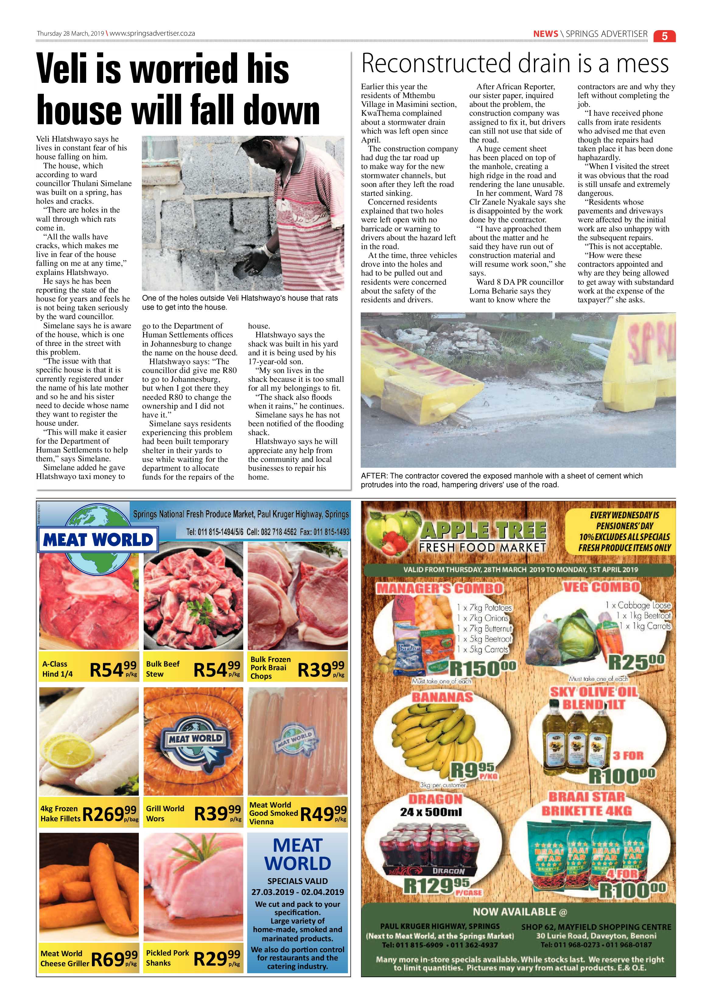 Springs Advertiser 28 March 2019 page 5