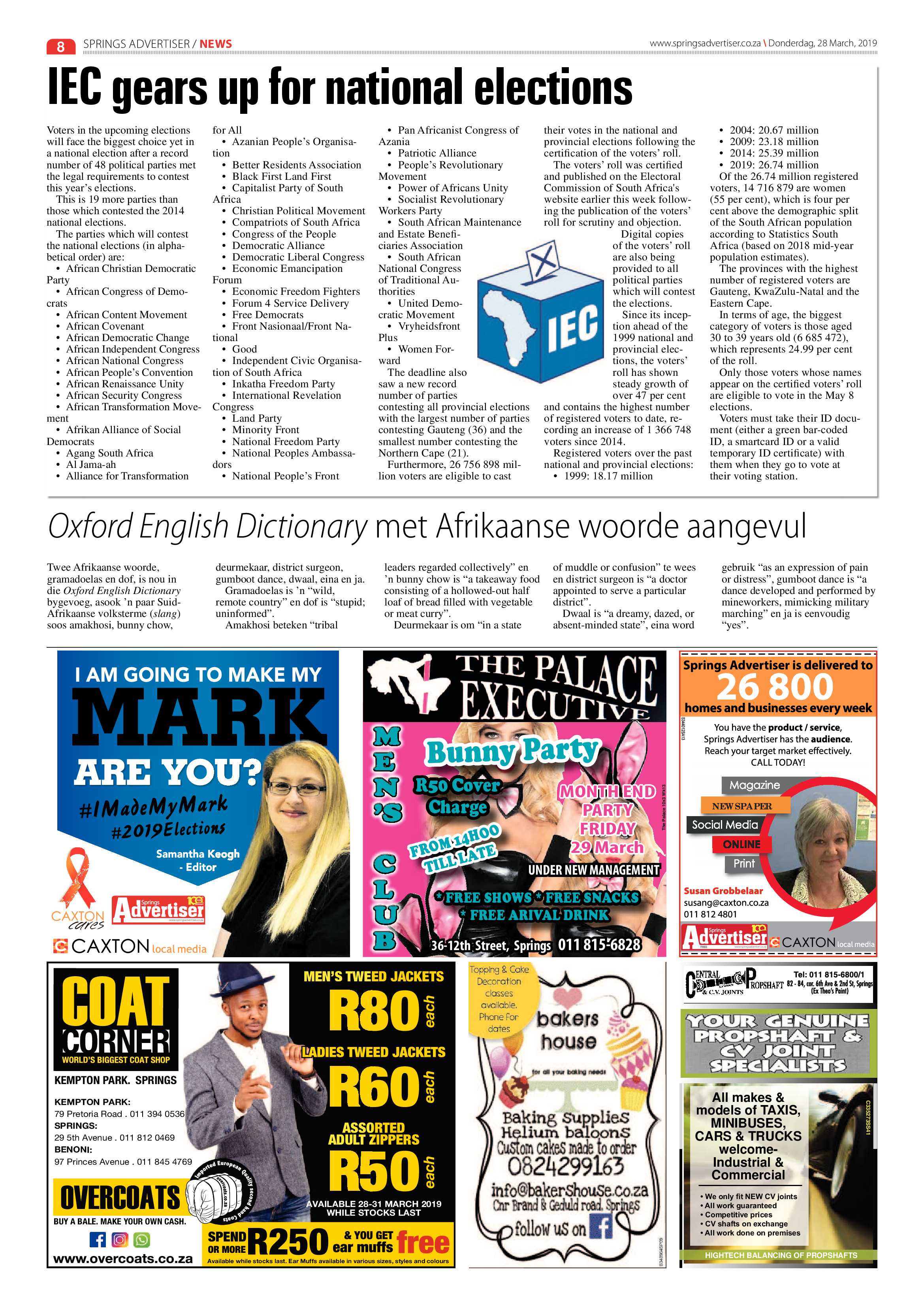 Springs Advertiser 28 March 2019 page 8