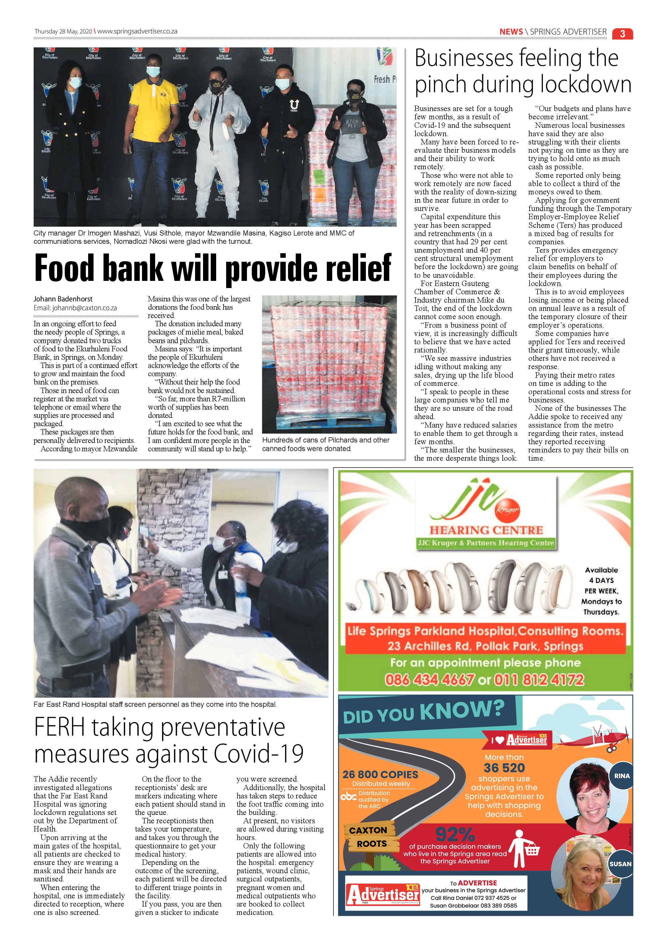 Springs Advertiser 28 May 2020 page 3