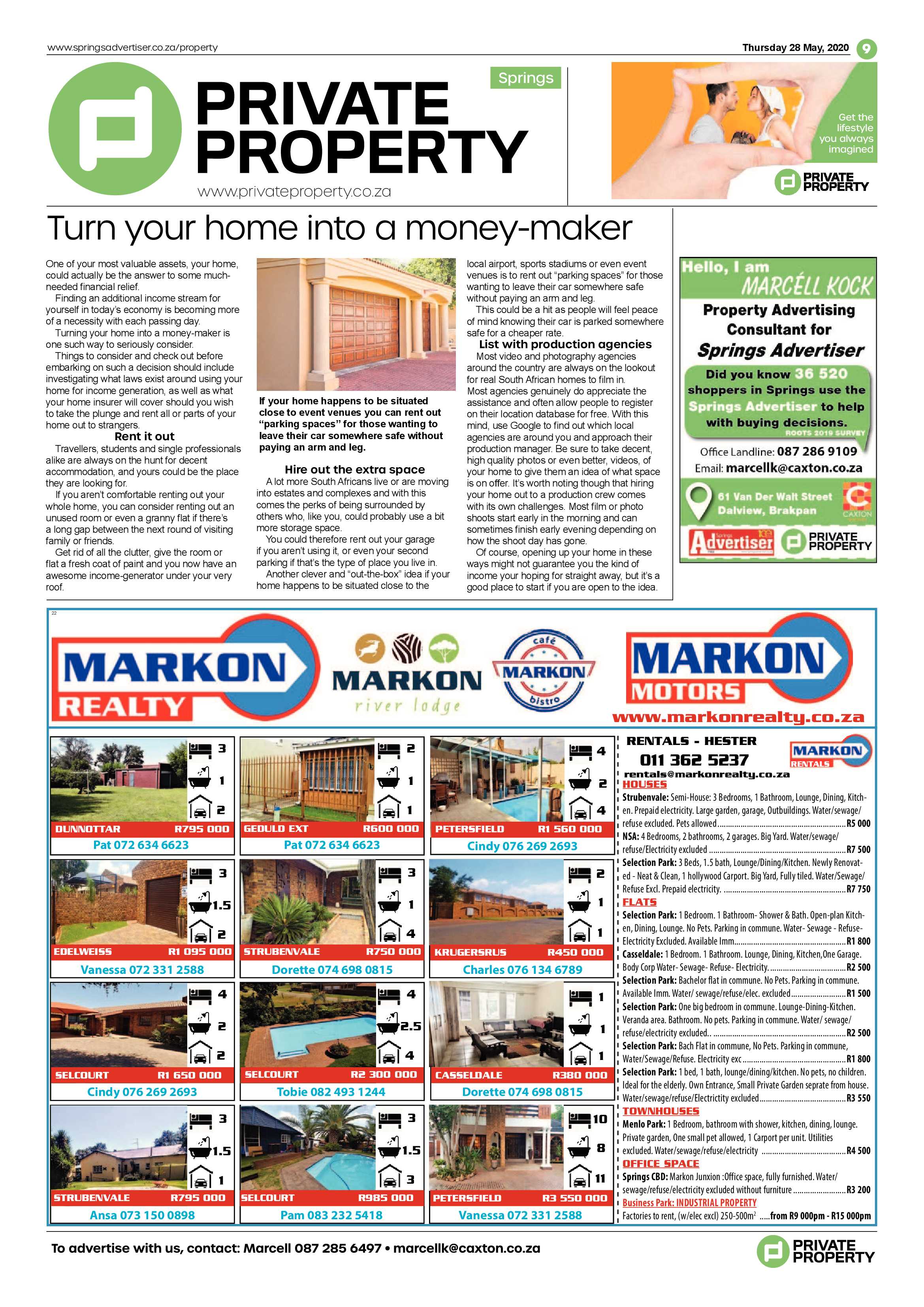 Springs Advertiser 28 May 2020 page 9