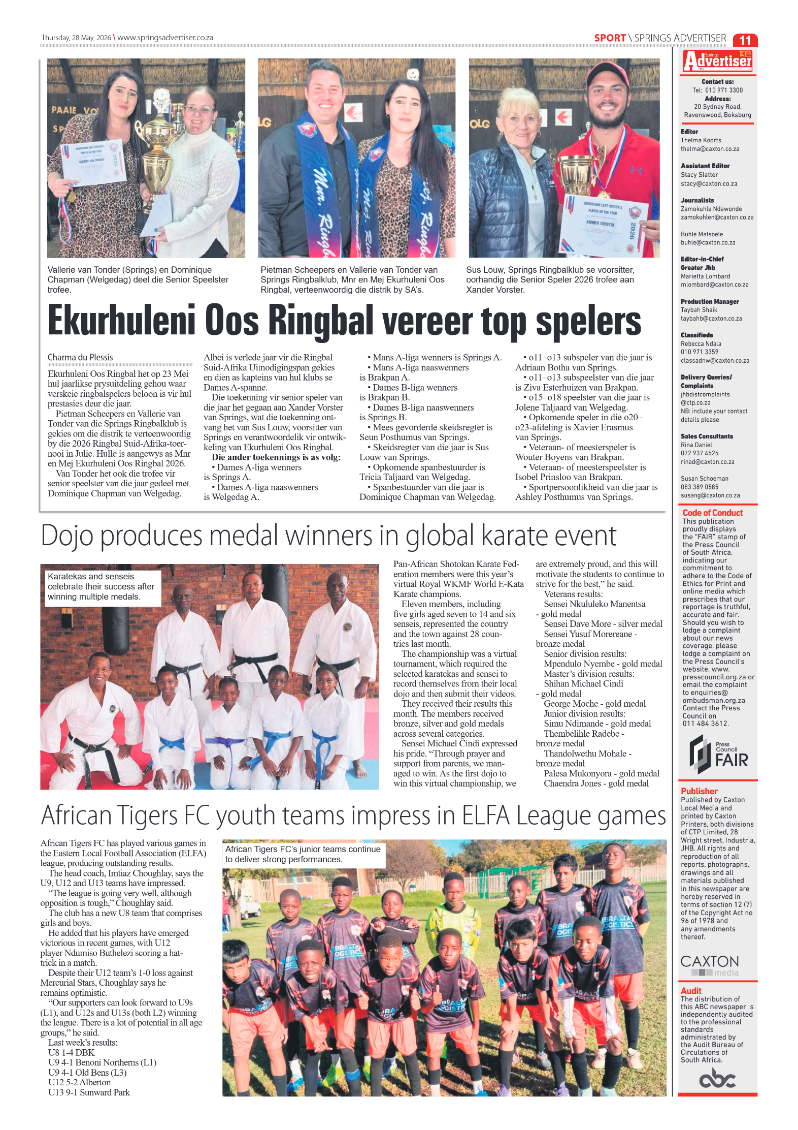 Springs Advertiser 28 May 2026 page 11