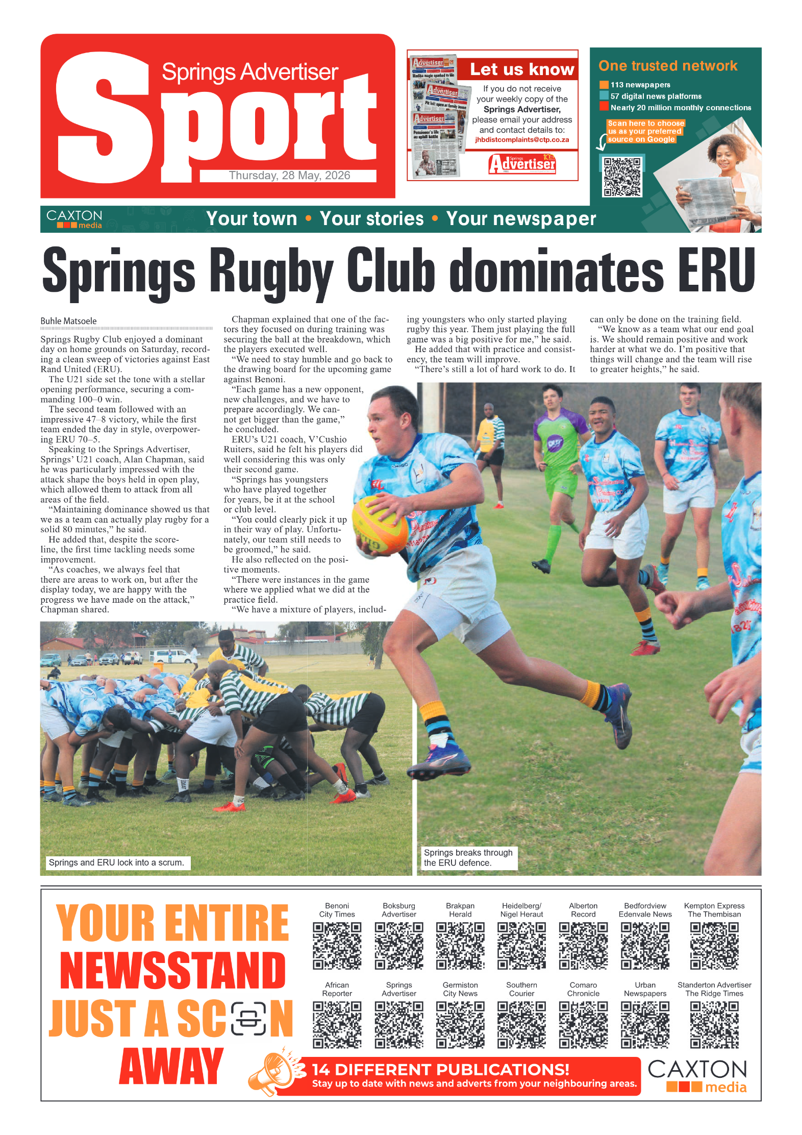 Springs Advertiser 28 May 2026 page 12