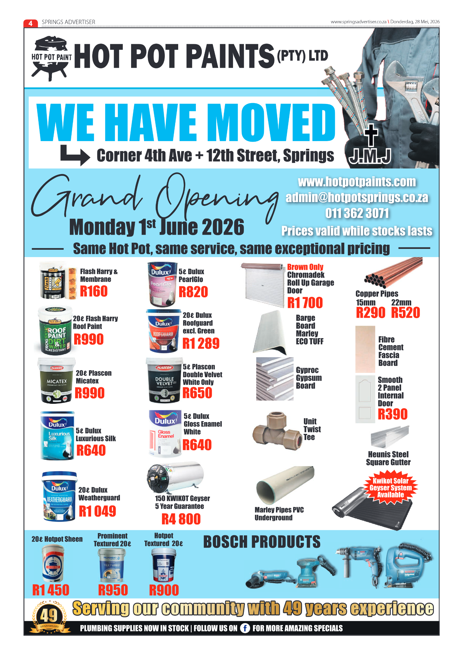 Springs Advertiser 28 May 2026 page 4