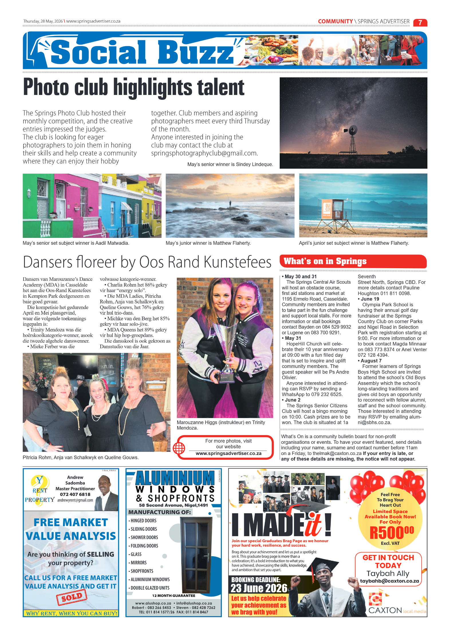 Springs Advertiser 28 May 2026 page 7