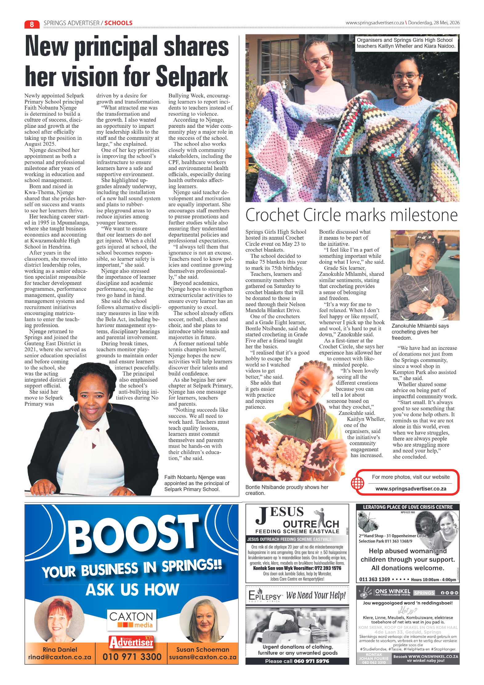 Springs Advertiser 28 May 2026 page 8