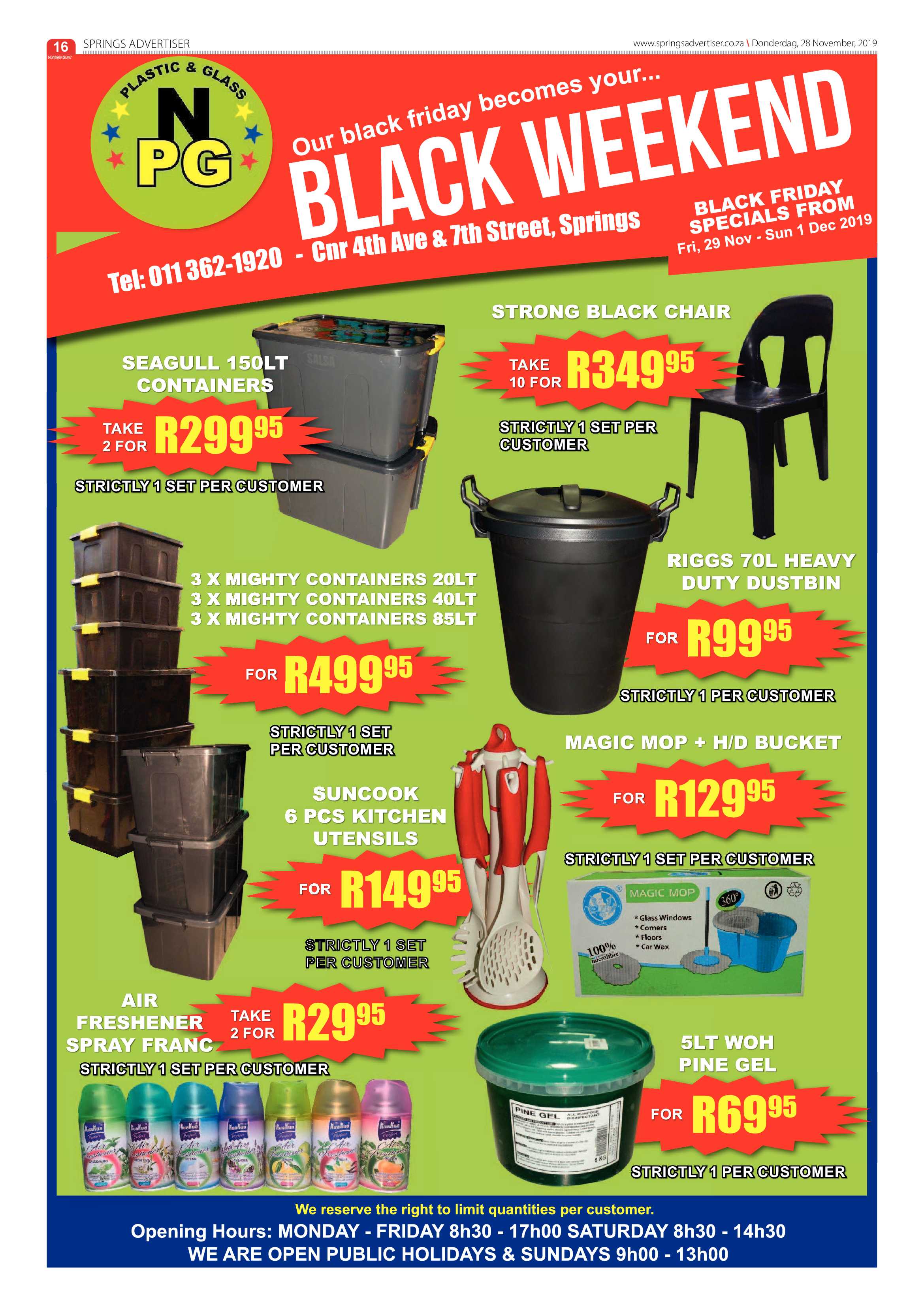 Springs Advertiser 28 November 2019 page 16