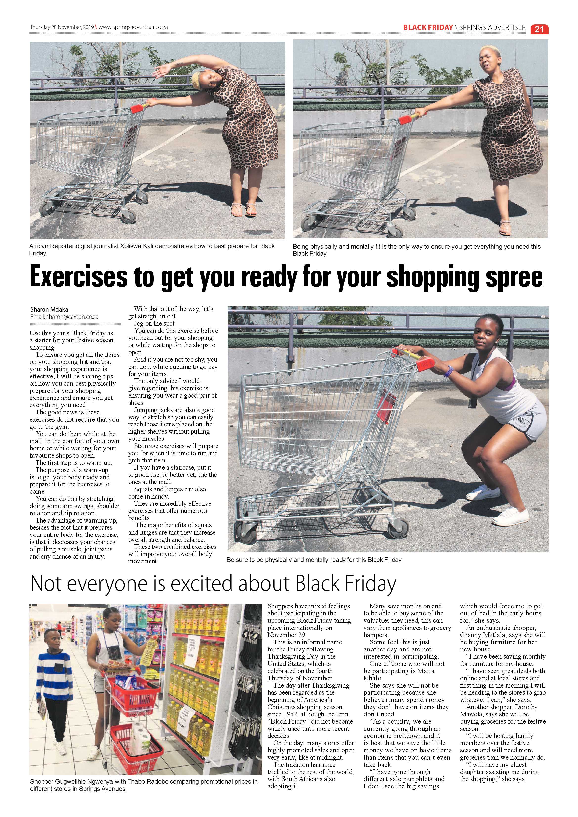 Springs Advertiser 28 November 2019 page 21
