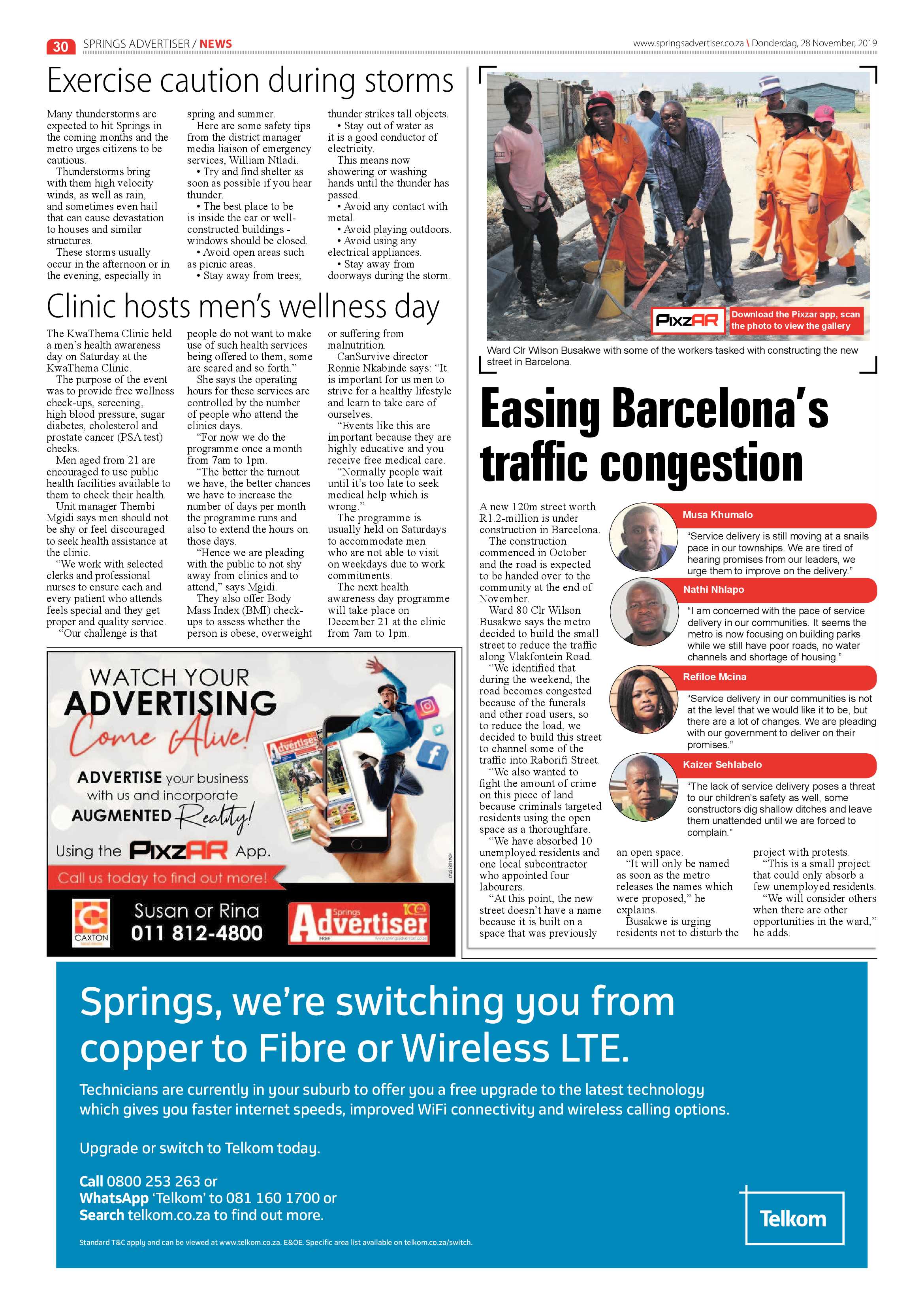 Springs Advertiser 28 November 2019 page 30