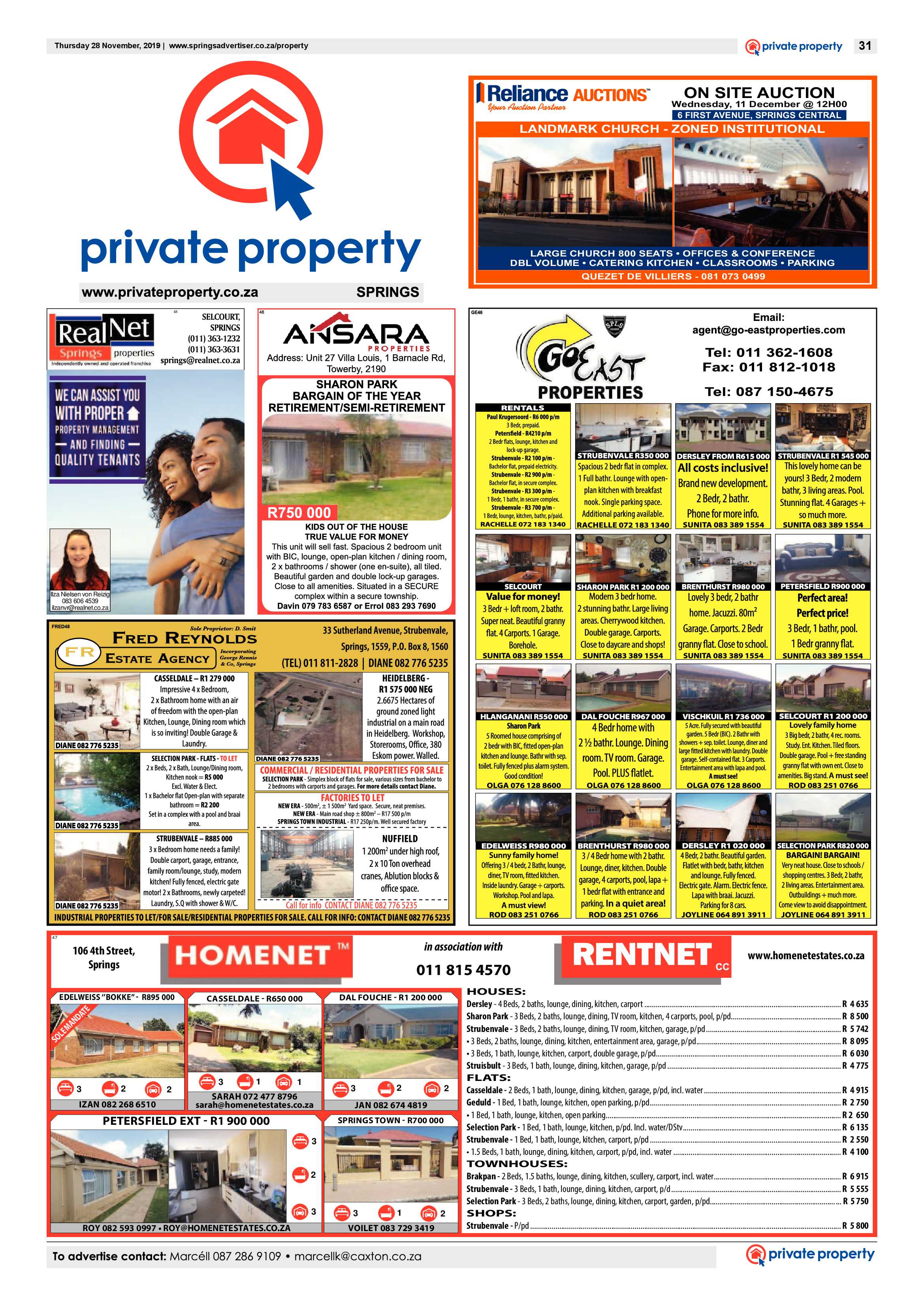 Springs Advertiser 28 November 2019 page 31