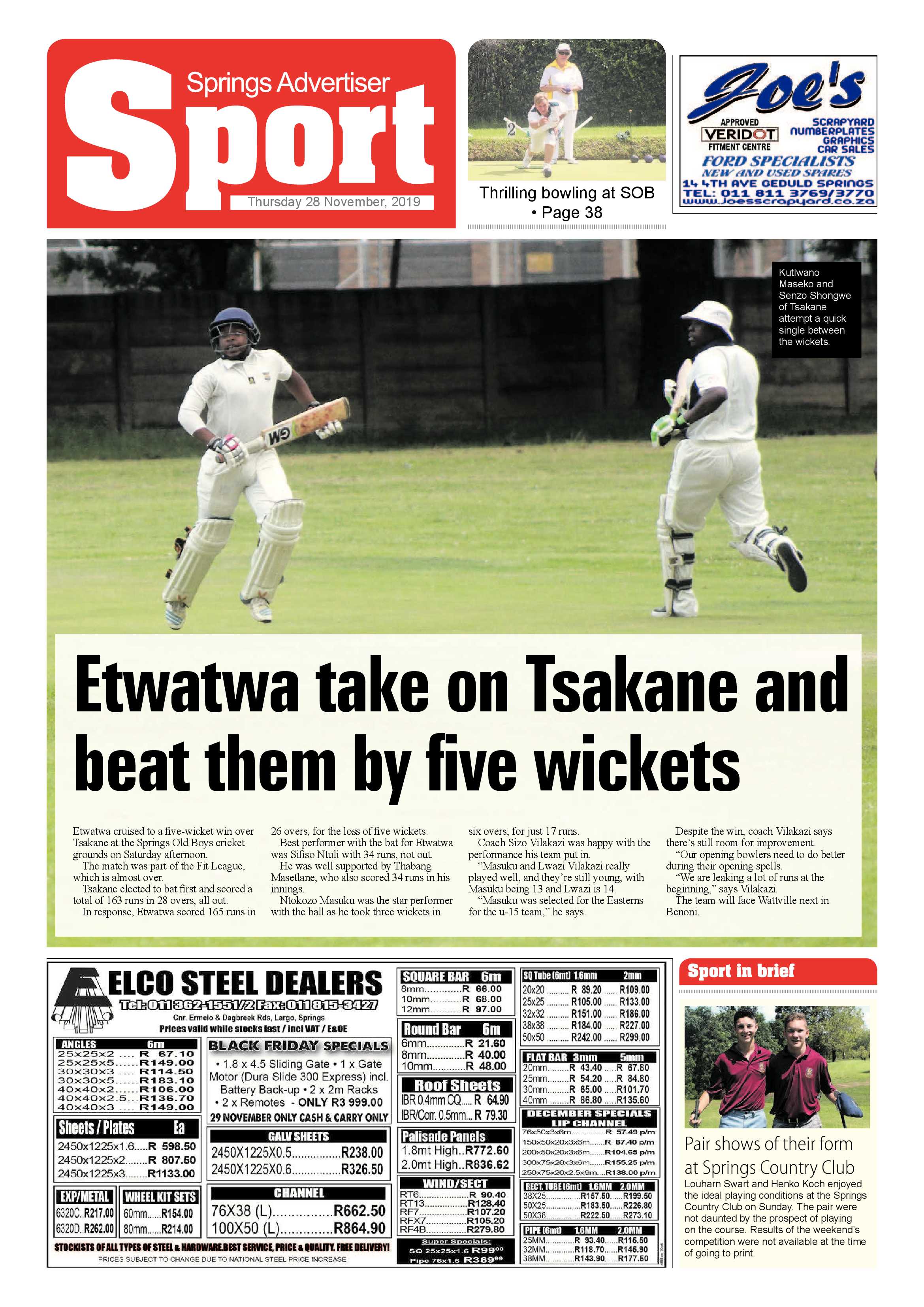 Springs Advertiser 28 November 2019 page 40