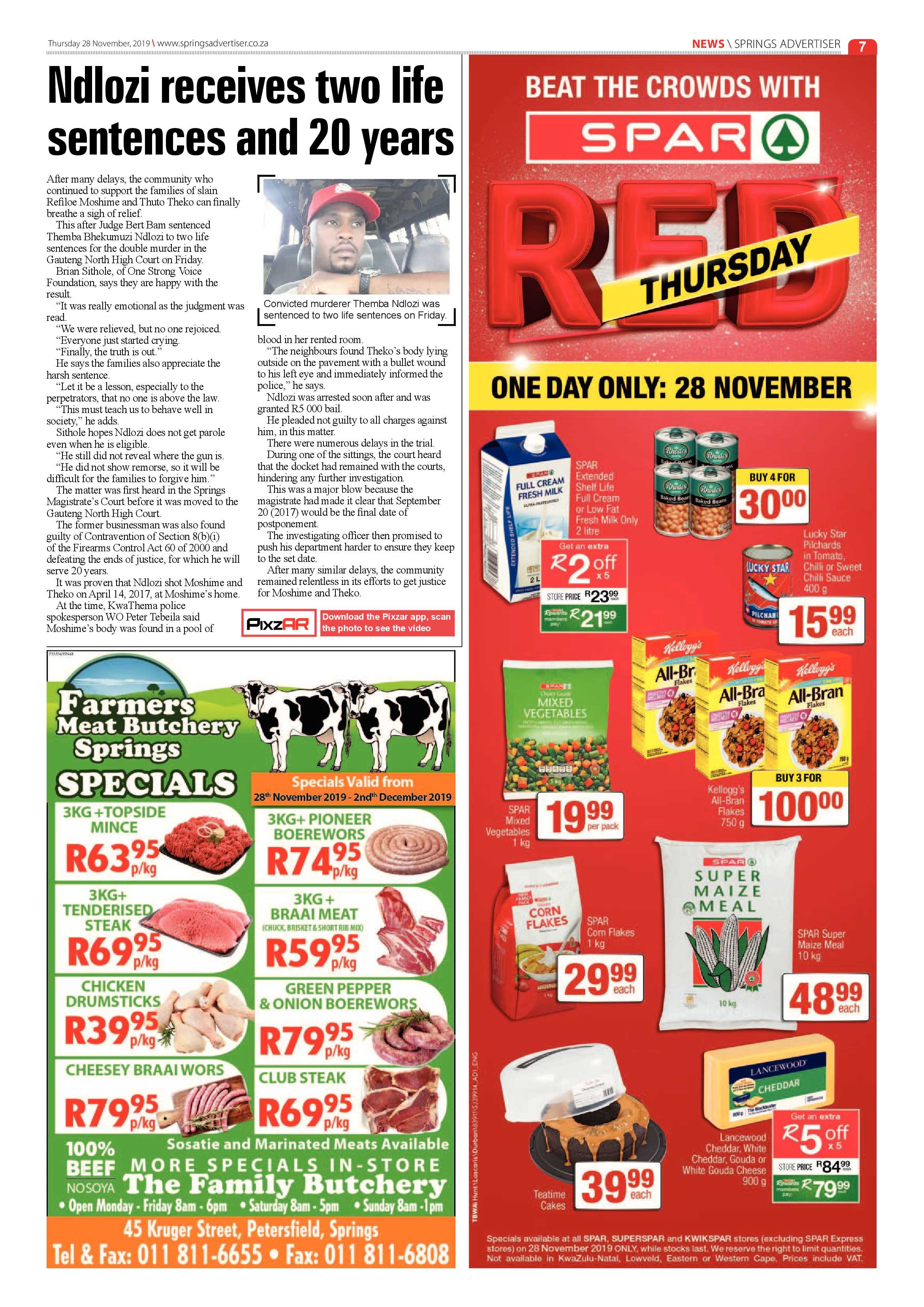 Springs Advertiser 28 November 2019 page 7
