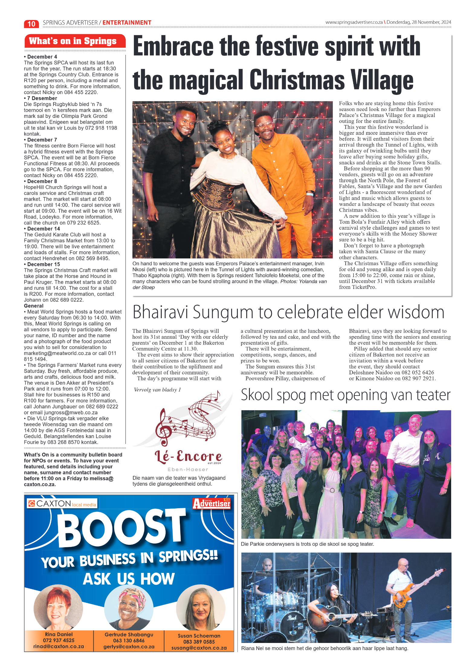 Springs Advertiser 28 November 2024 page 10