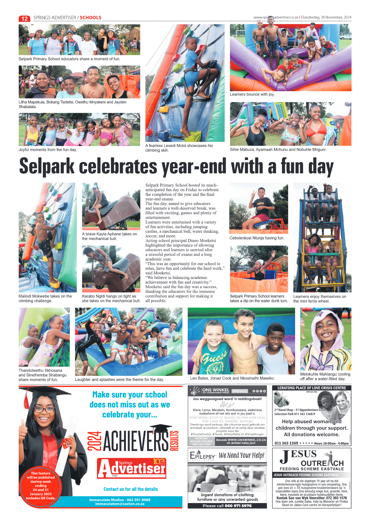 Springs Advertiser 28 November 2024 page 12