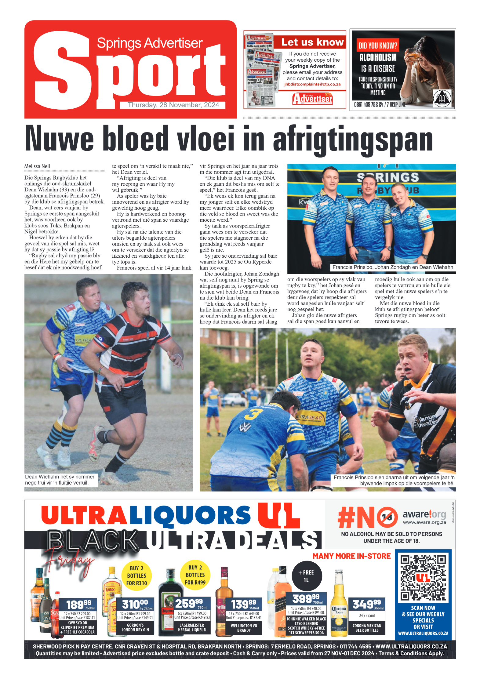 Springs Advertiser 28 November 2024 page 16