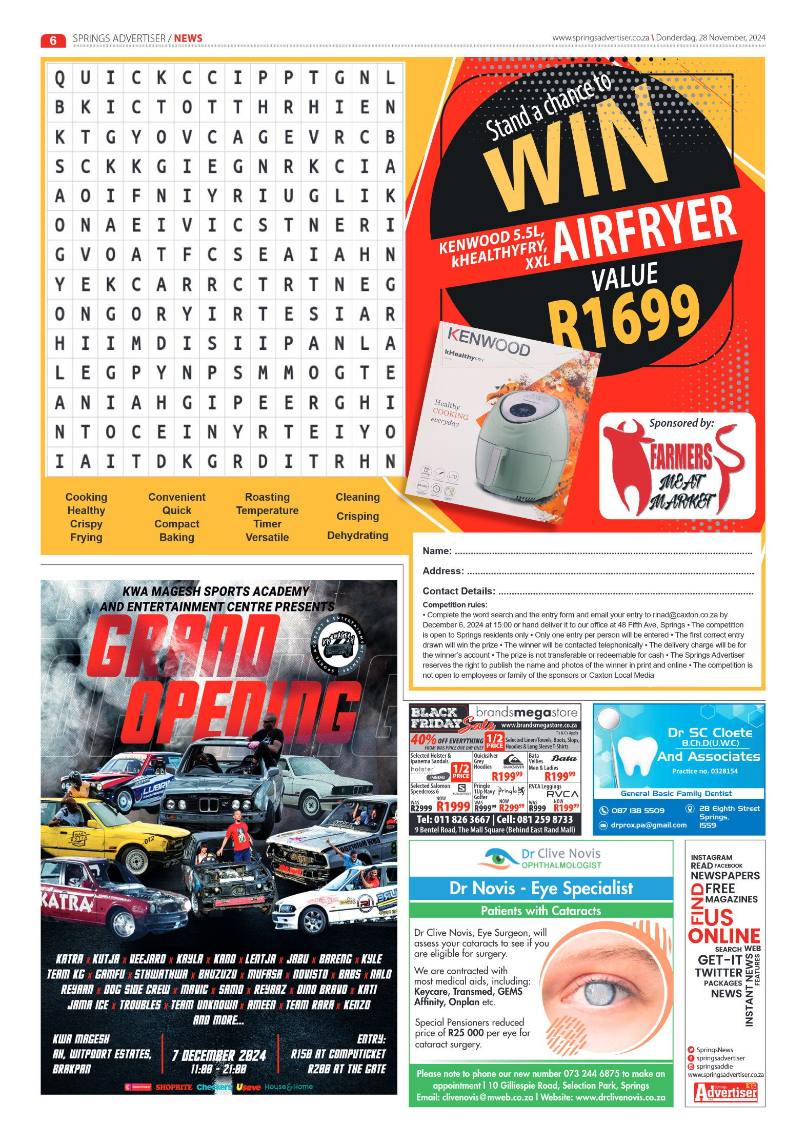 Springs Advertiser 28 November 2024 page 6